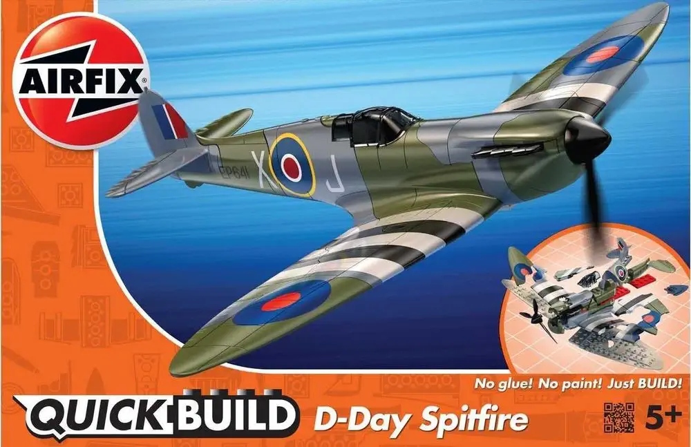 Airfix QUICKBUILD D-Day Spitfire – Model samolotu do samodzielnego składania