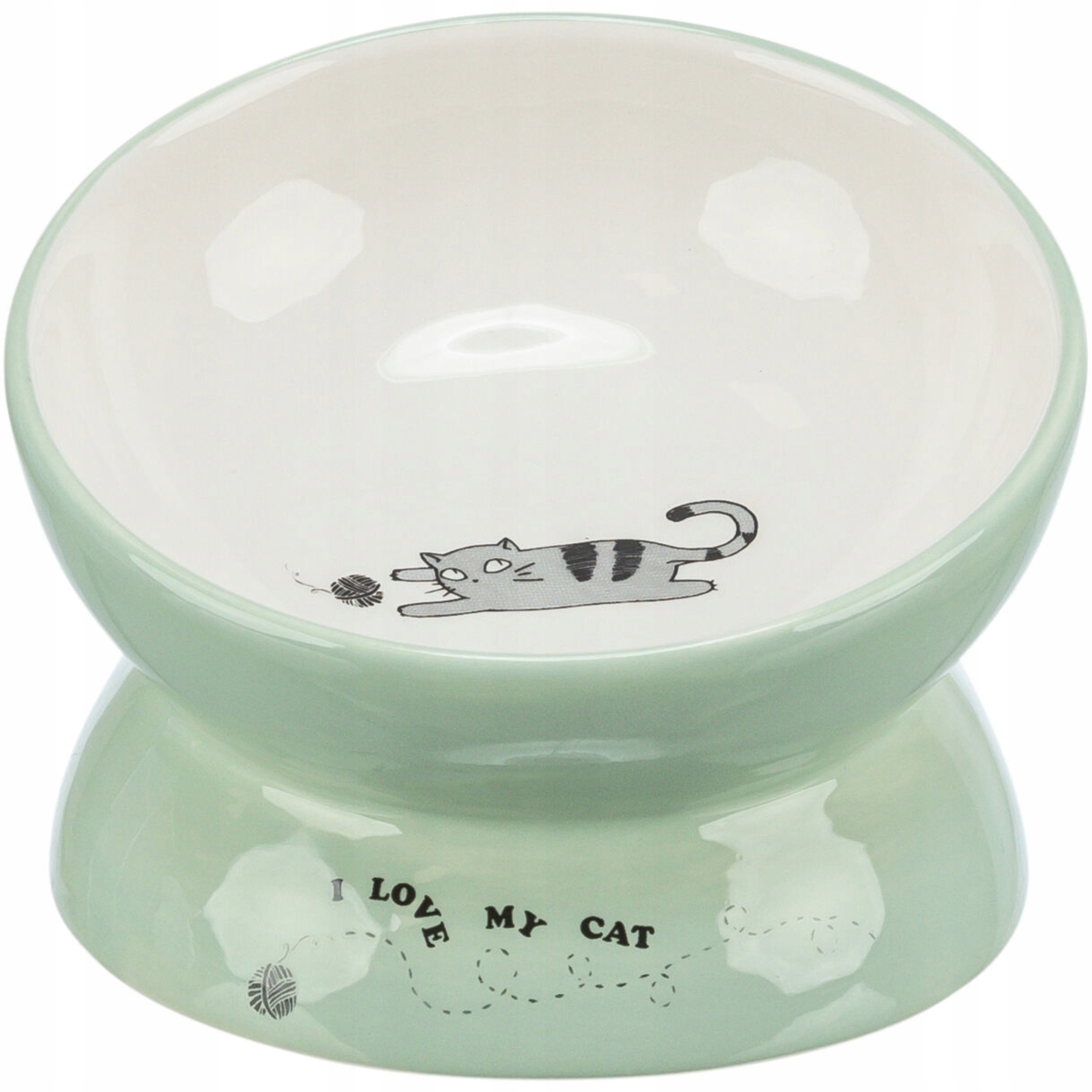 Trixie Miska Ceramiczna dla Kota Podwyższona 150ml 13cm – Idealne akcesorium dla Twojego pupila