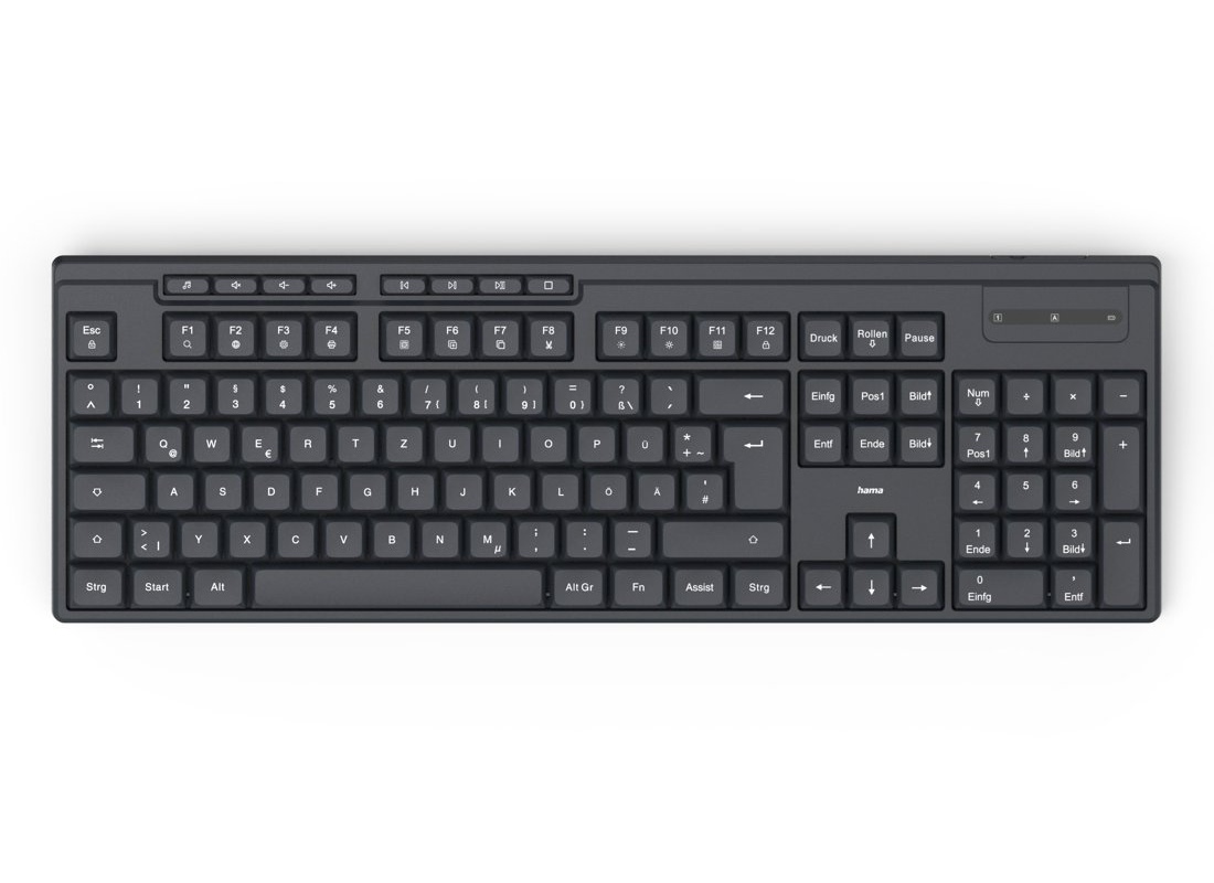 Przycisk AI Copilot w klawiaturze bezprzewodowej