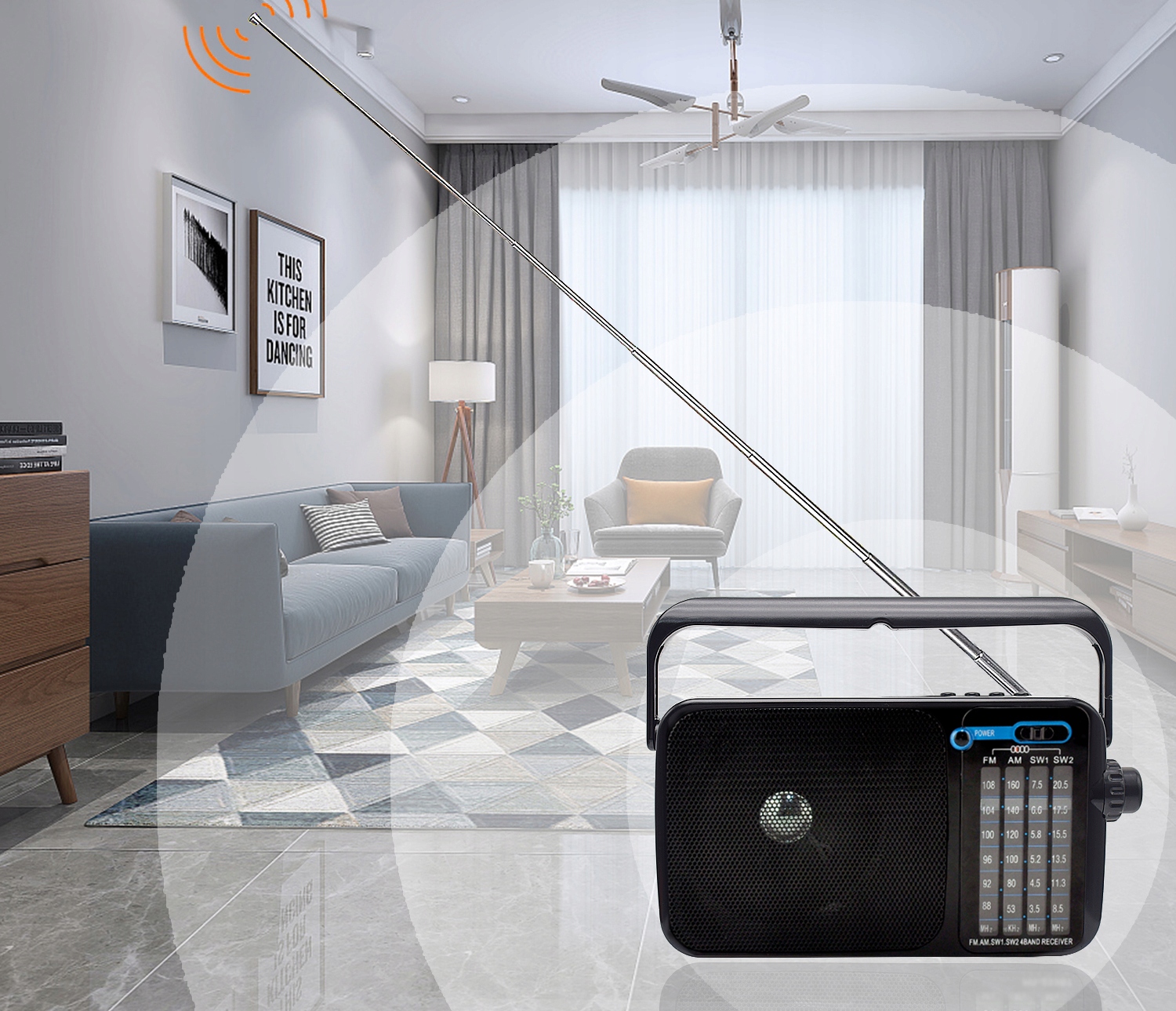 Wbudowane złącze AUX dla dodatkowych możliwości