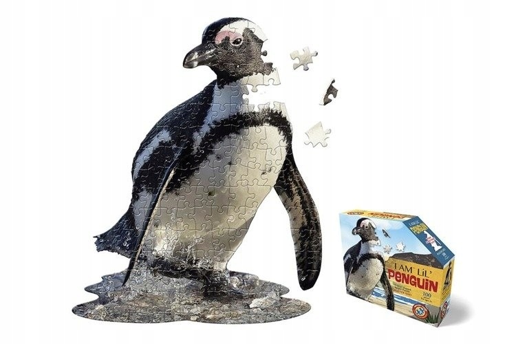 Puzzle konturowe I AM LIL' - Pingwin 100 elem. – Wspaniała zabawa dla dzieci