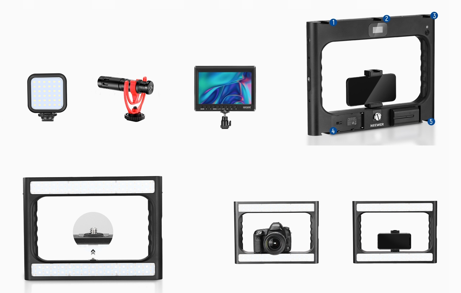 Wszechstronność zastosowania – Uchwyt na telefon i mocowania ISO