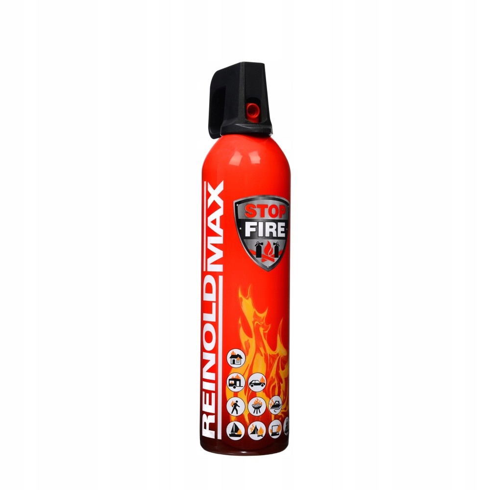 Spray gaśniczy ReinoldMax 750ml – Skuteczna ochrona przed pożarami