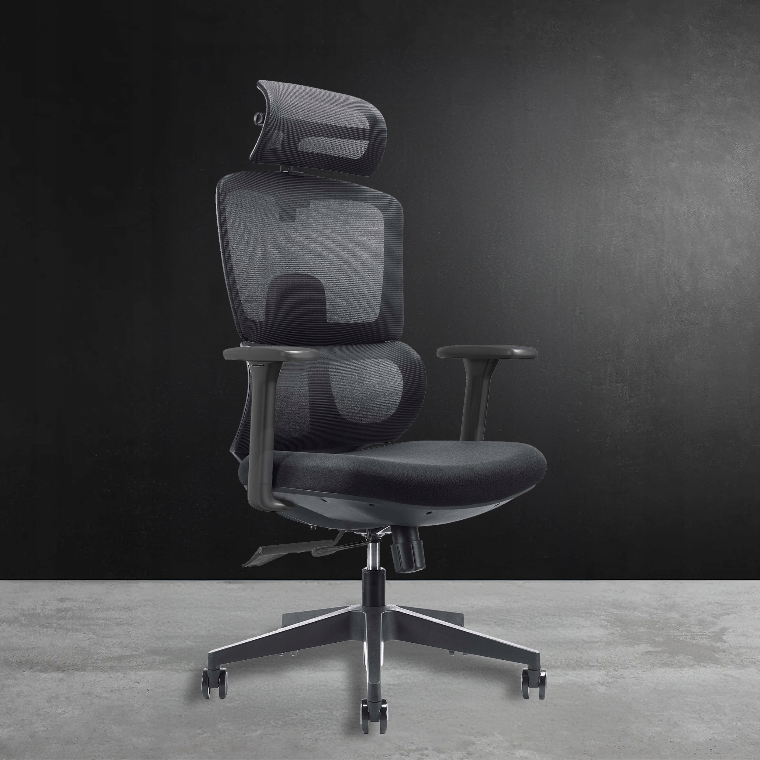 Ergonomiczne oparcie z wyprofilowaniem lędźwiowym