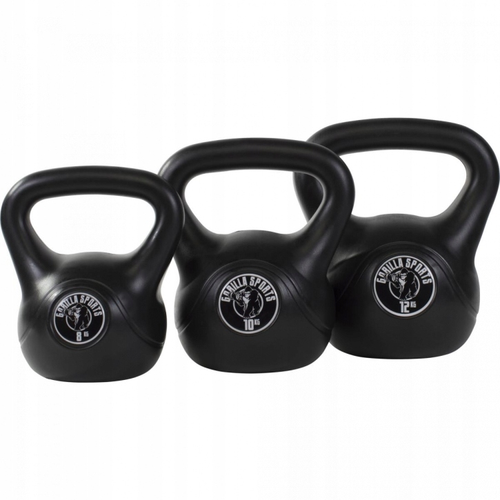 Zestaw Kettlebell 8kg, 10kg, 12kg – Idealny do treningu siłowego