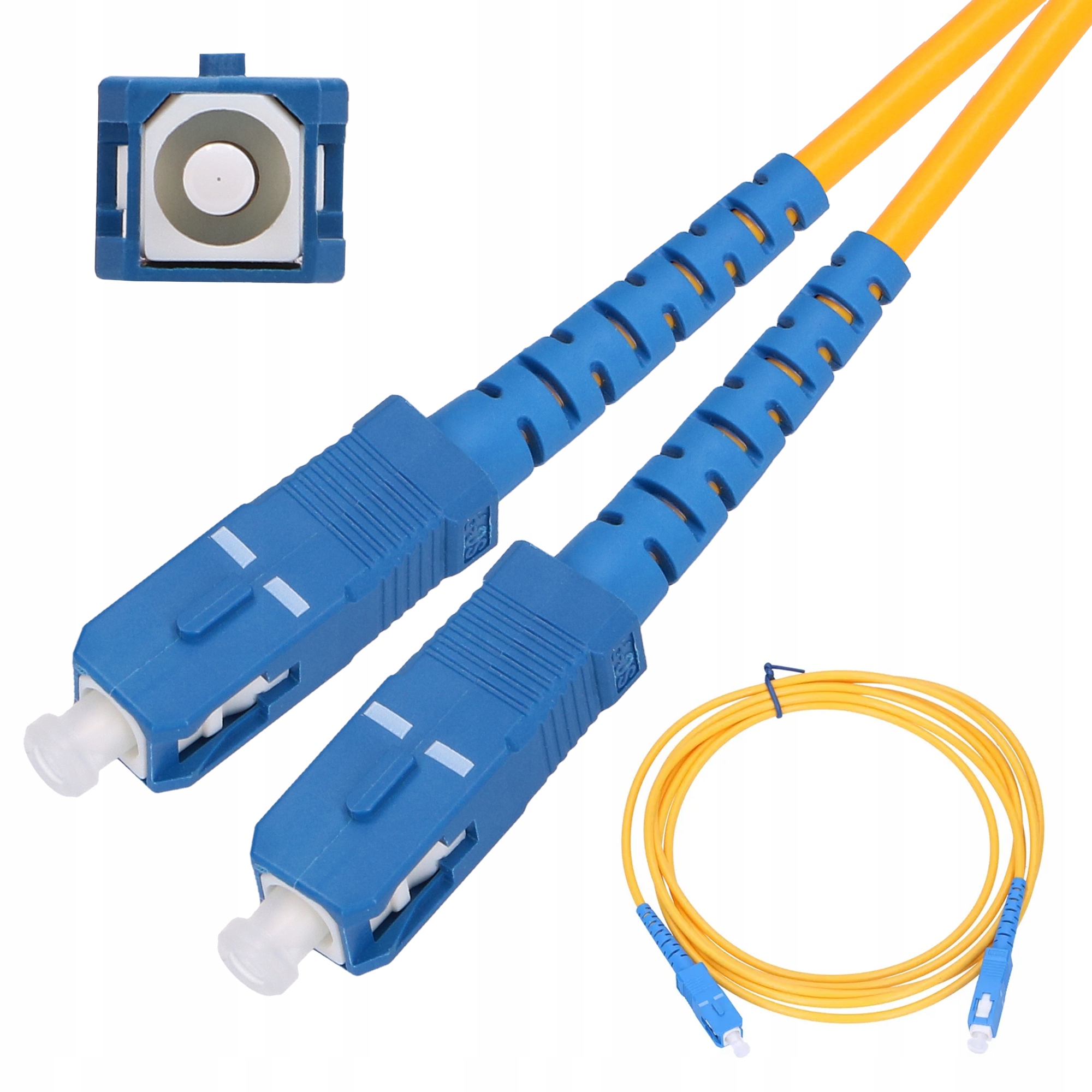 Patchcord światłowodowy SC/UPC - SC/UPC, 3m &ndash; Niezawodne połączenie dla Twojej sieci