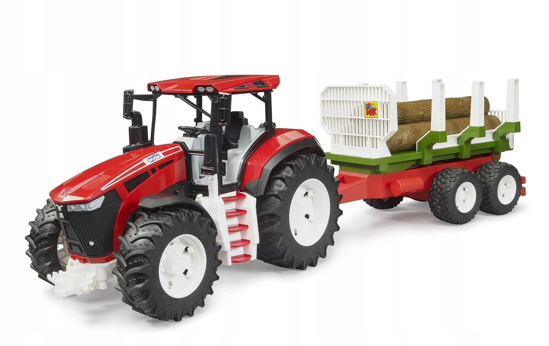 BRUDER Traktor z przyczepą do drewna – Idealna zabawa dla najmłodszych