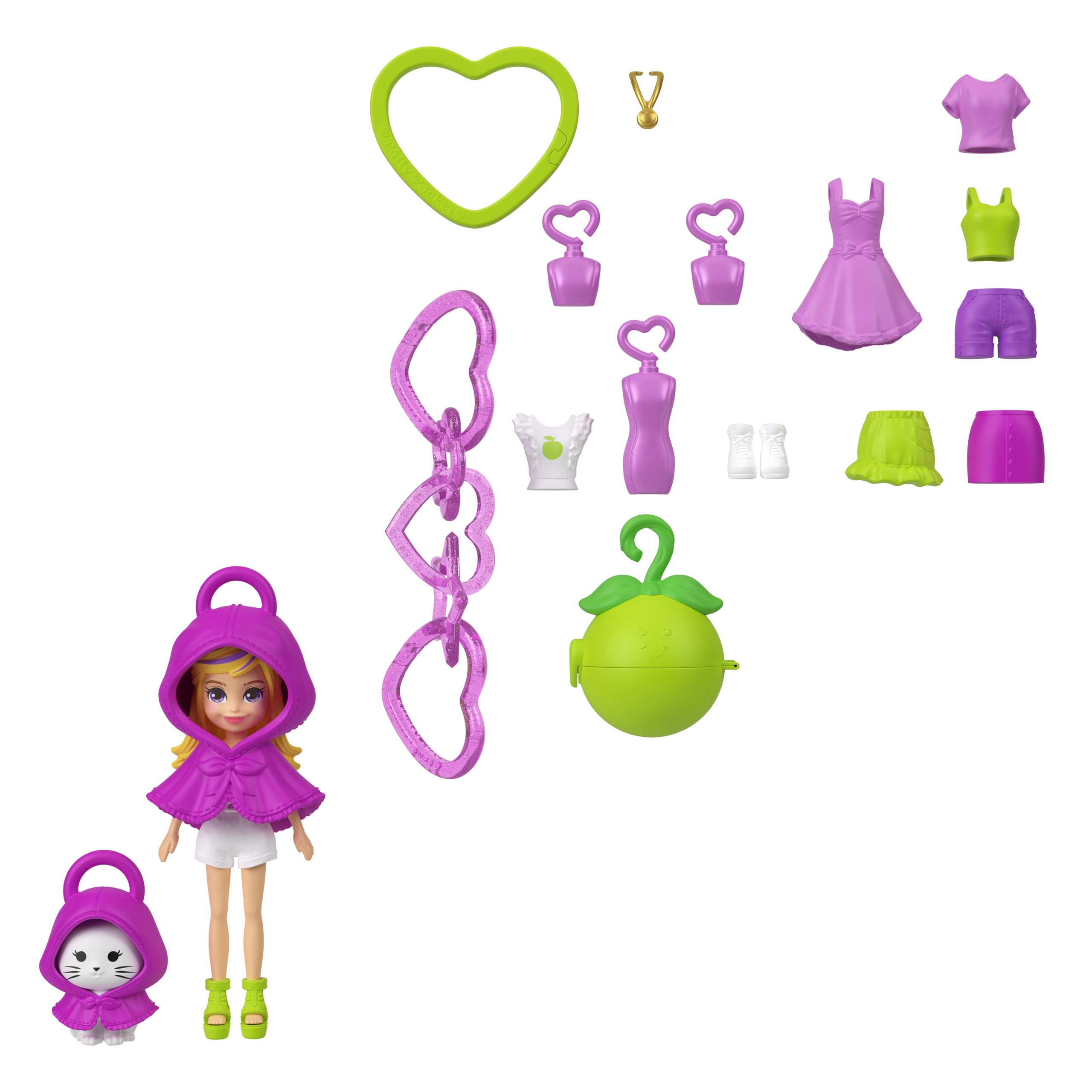 Zestaw do zabawy z breloczkiem Polly Pocket JKR46 – Kreatywna zabawa dla dzieci