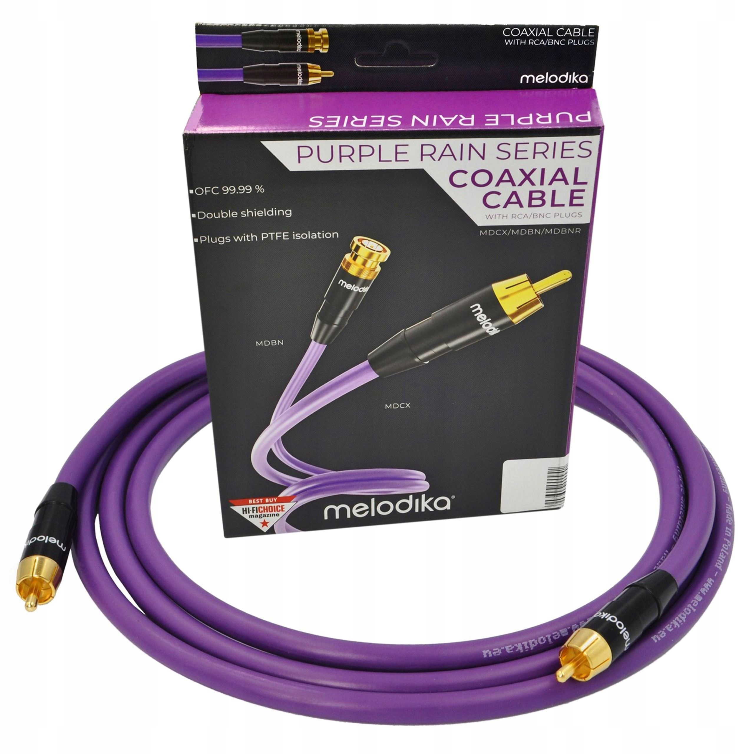 RCA (Cinch) 20m fioletowy – Wysokiej jakości kabel audio