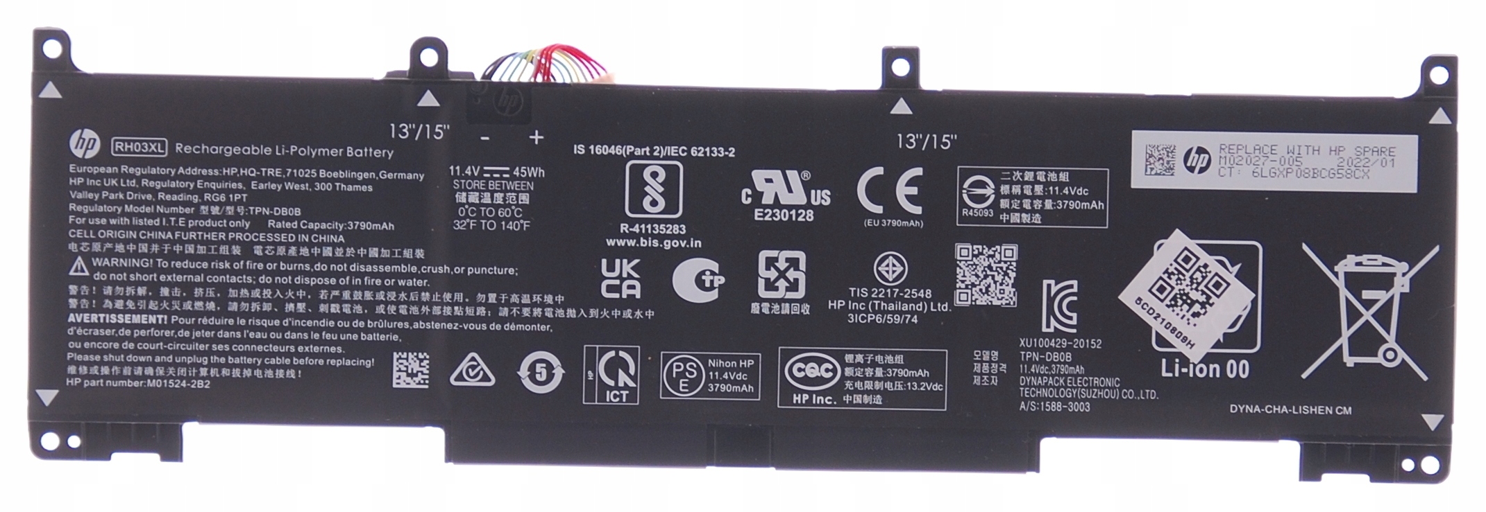 Alternatywne oznaczenia i numery fabryczne