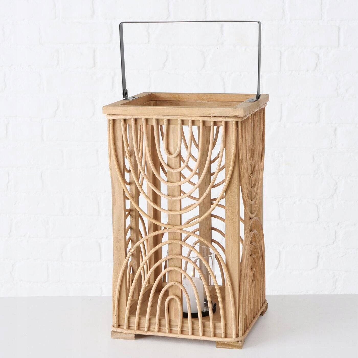 Dekoracyjne lampiony boho z naturalnych materiałów