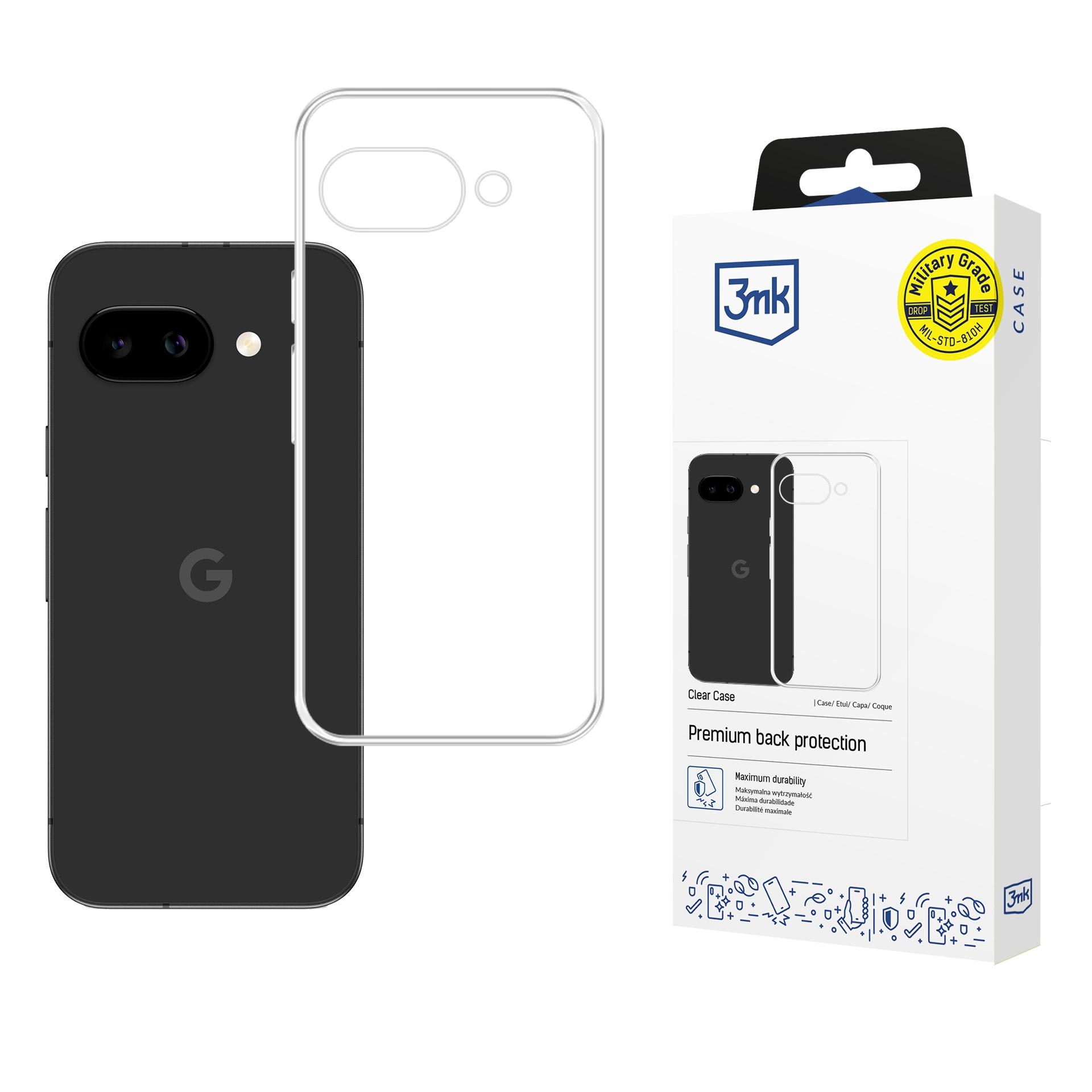 Etui na Google Pixel 10A - 3mk Clear Case – Maksymalna ochrona w minimalistycznym stylu