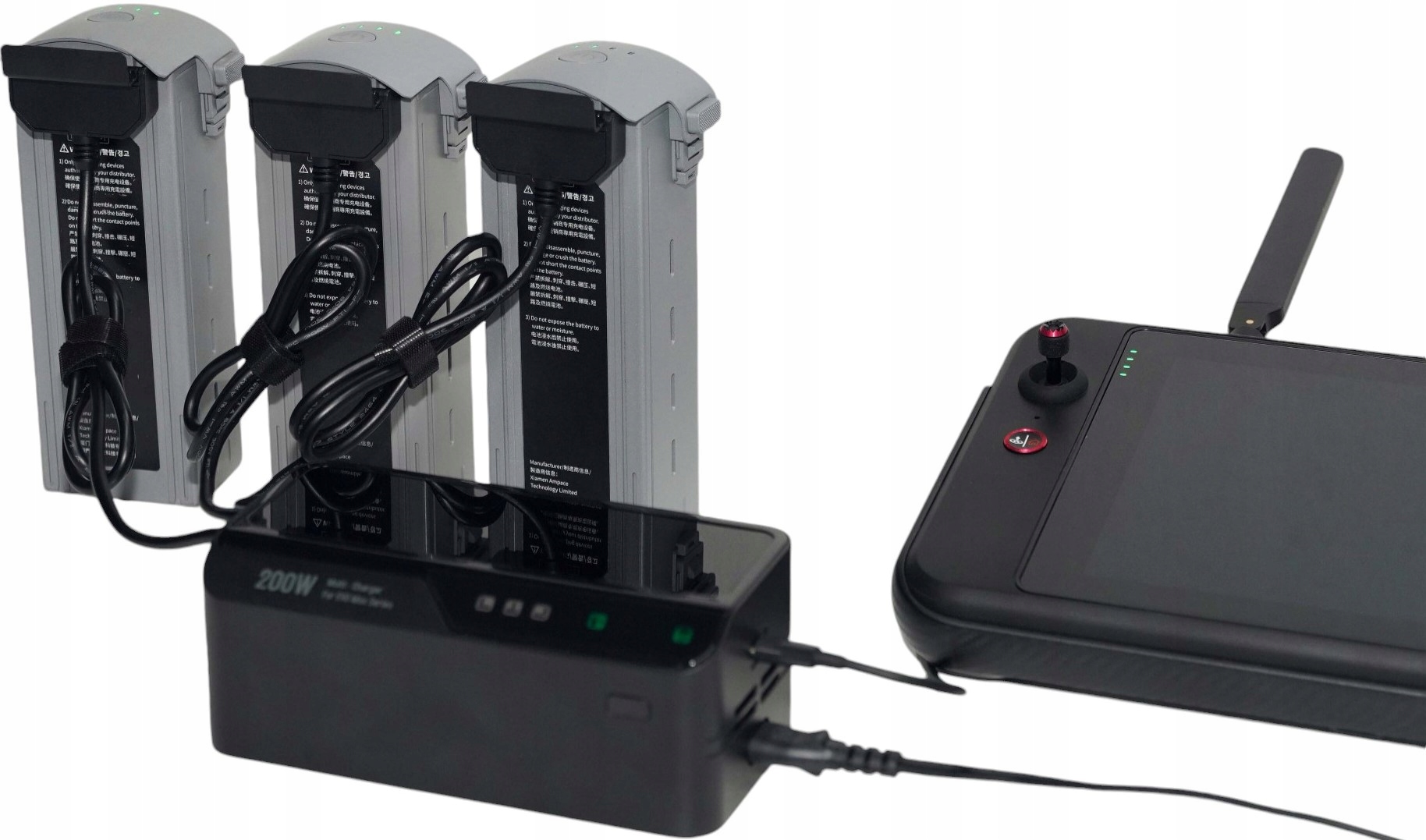 Wszechstronność ładowania – Ładowanie trzech akumulatorów jednocześnie