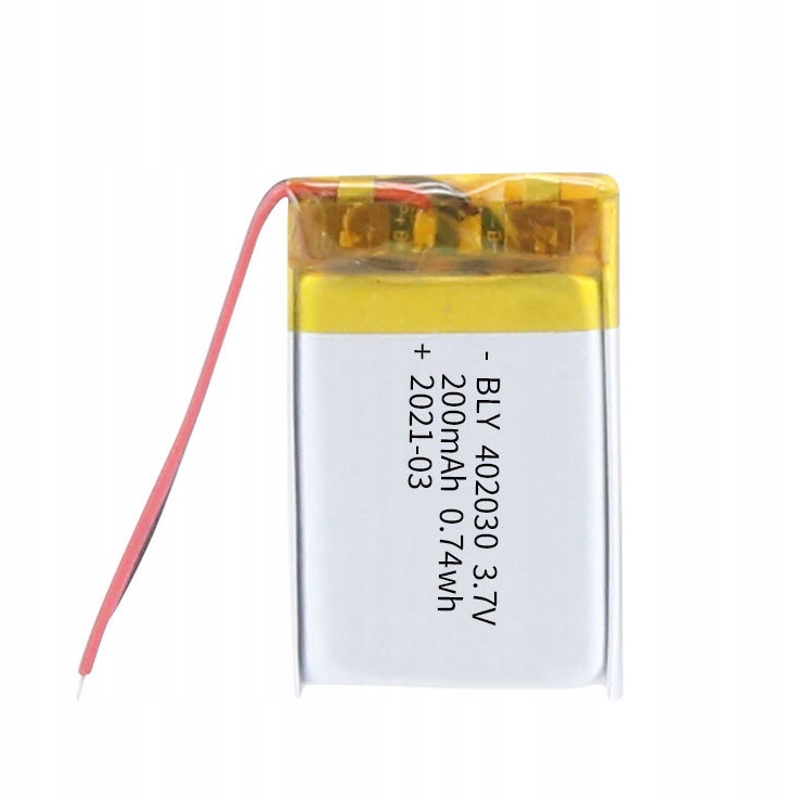Liter Energy Battery Bateria Akumulator Li-Poly 200mAh 3.7V NTC JST 402030 – Wydajność i niezawodność w zasilaniu