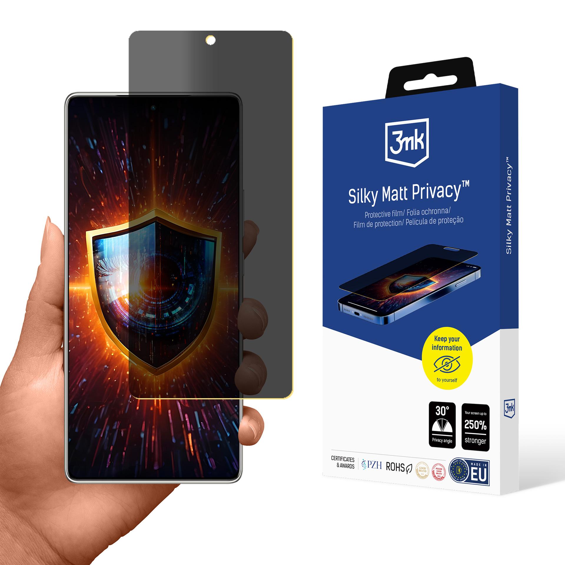 INFINIX NOTE 40 - 3MK SILKY MATT PRIVACY – Ochrona prywatności na wyciągnięcie ręki