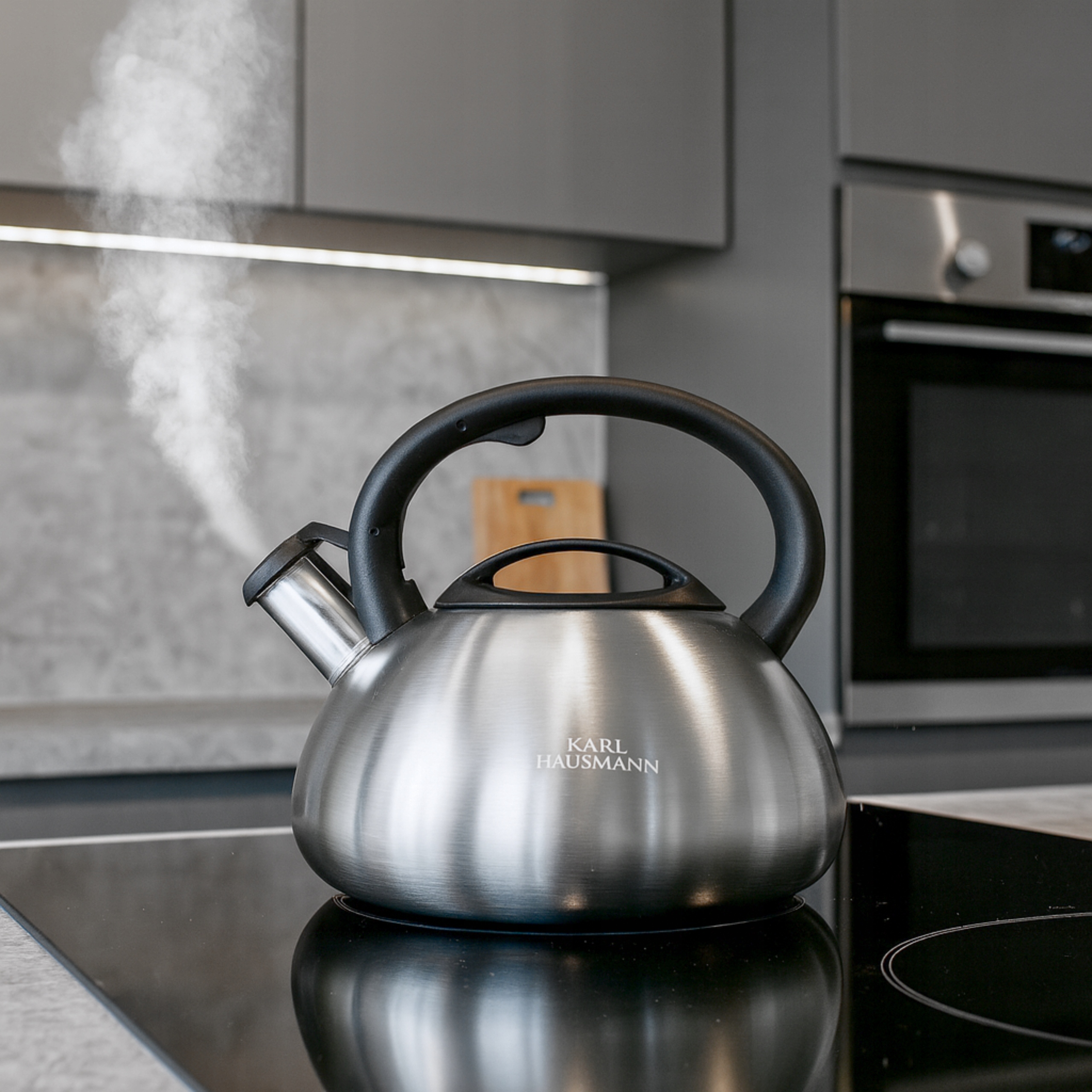 KARL HAUSMANN - Czajnik na GAZ i INDUKCJĘ HUGO - czarny 2,5 L