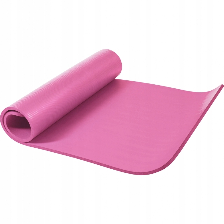 Mata do jogi duża 190x100x1,5 cm różowa – Idealna do treningów i relaksu