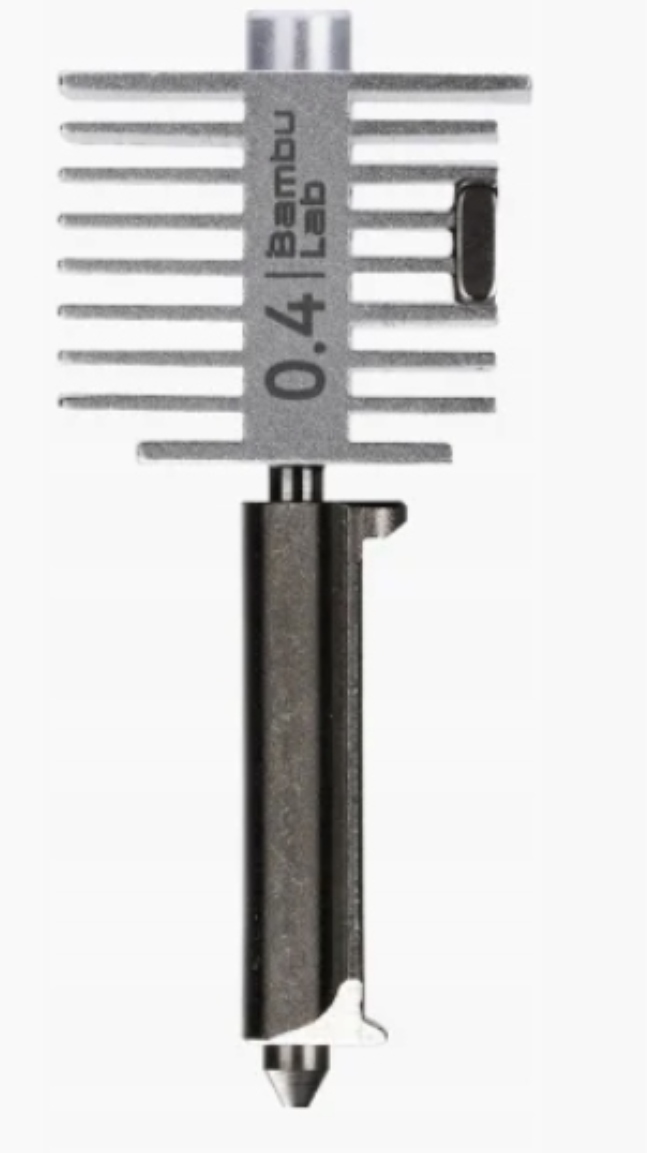 Hotend z Dyszą 0,4 mm ze Stali Nierdzewnej do Drukarek Bambu Lab