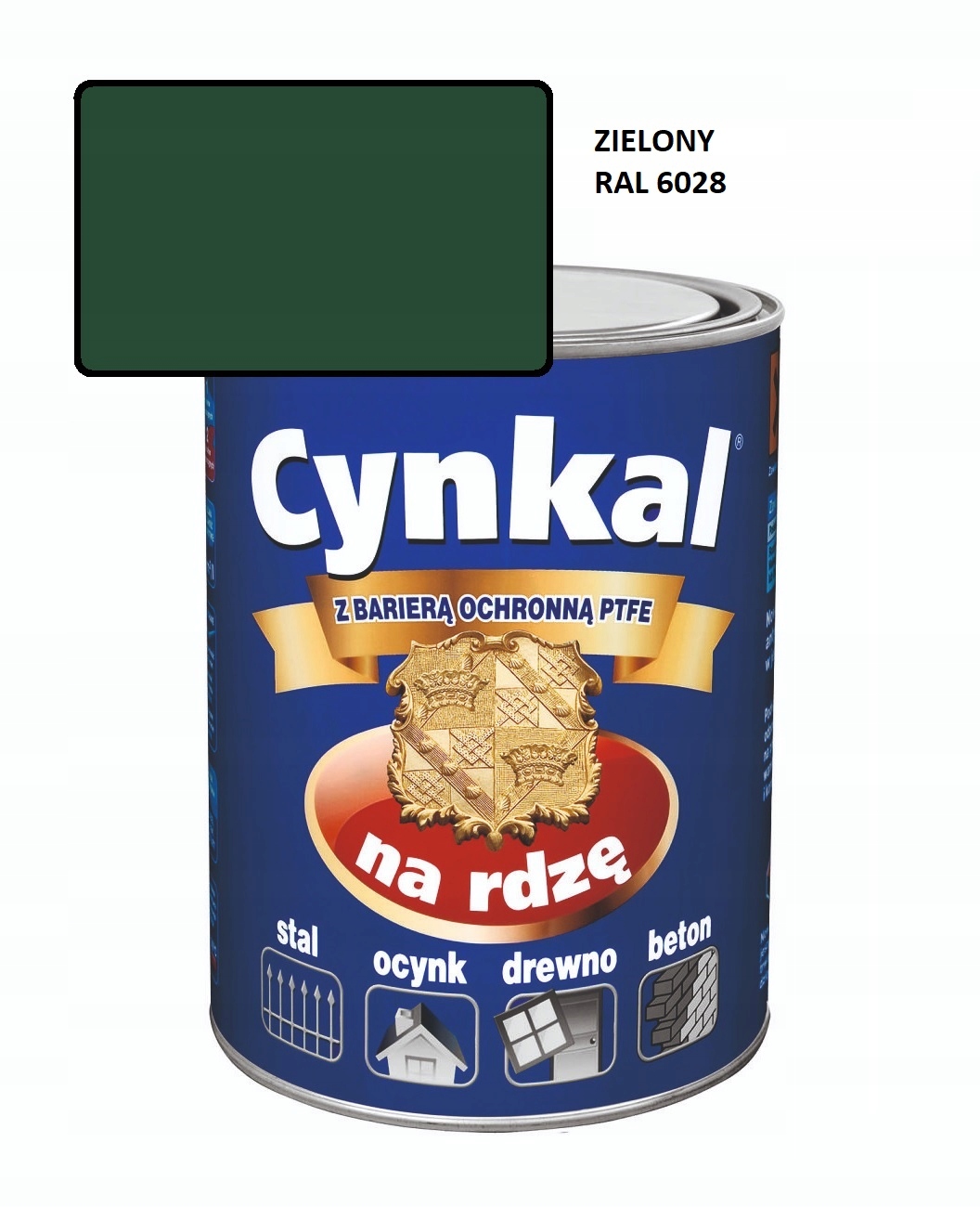 GRUNTOEMALIA CYNKAL 2,5L ZIELONY*