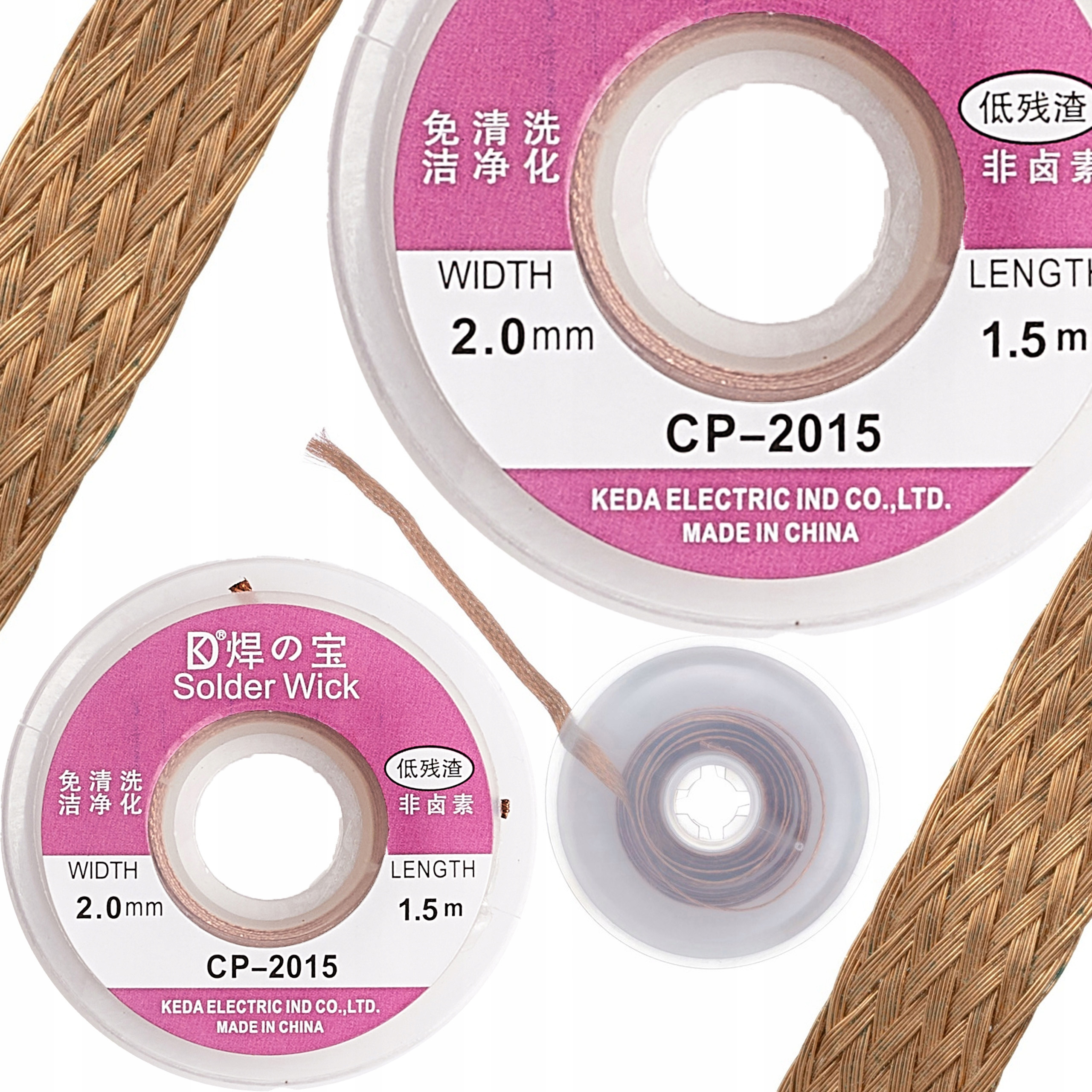 Taśma ssąca Wick 2mm – Niezbędna do rozlutowywania