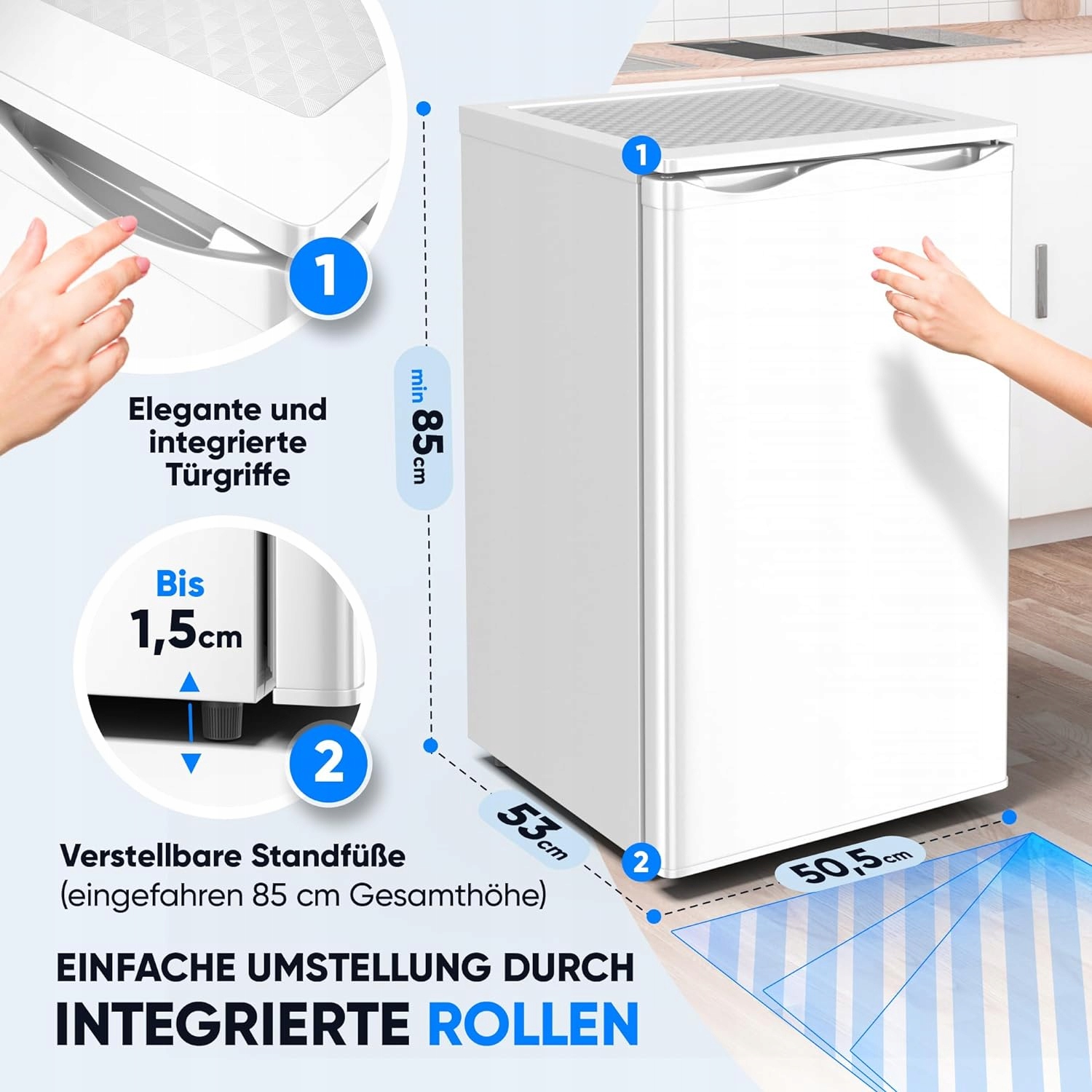 Kompaktowy design – idealna do biura, na kemping i do małych gospodarstw domowych