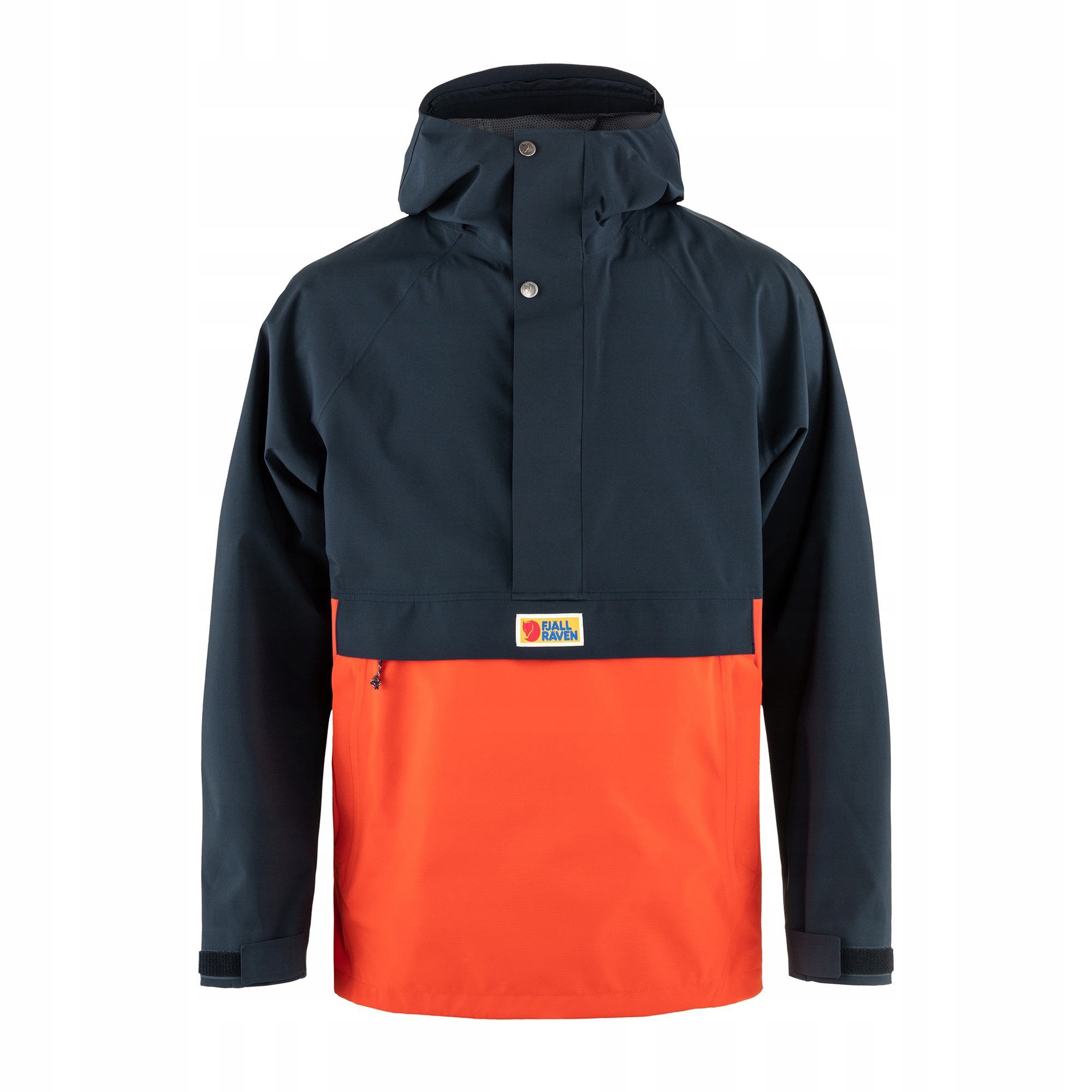 Kurtka przeciwdeszczowa Fjallraven Vardag Hydratic Anorak - dark navy/flame orange