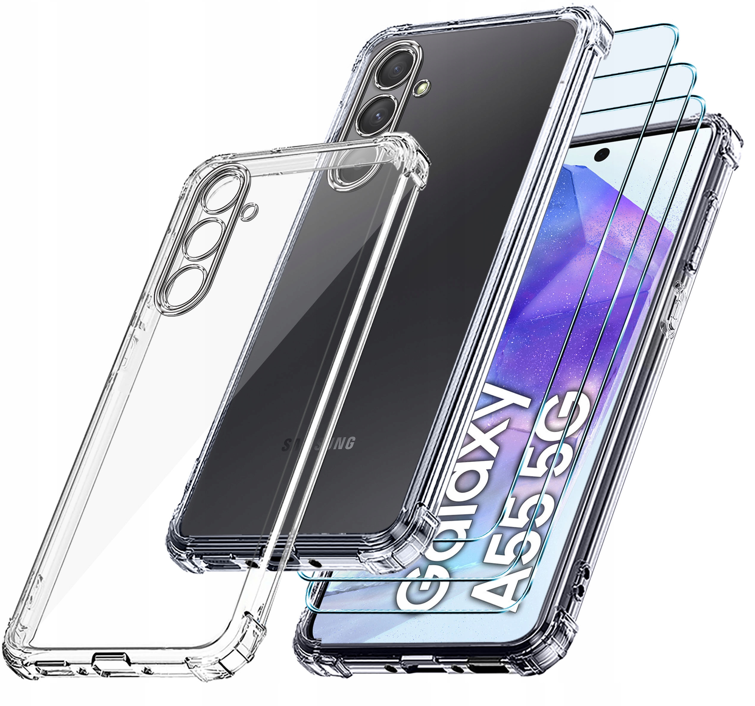 Etui do Samsung Galaxy A55 | A55 5G ANTI-SHOCK CLEAR CASE – Ochrona i styl w jednym