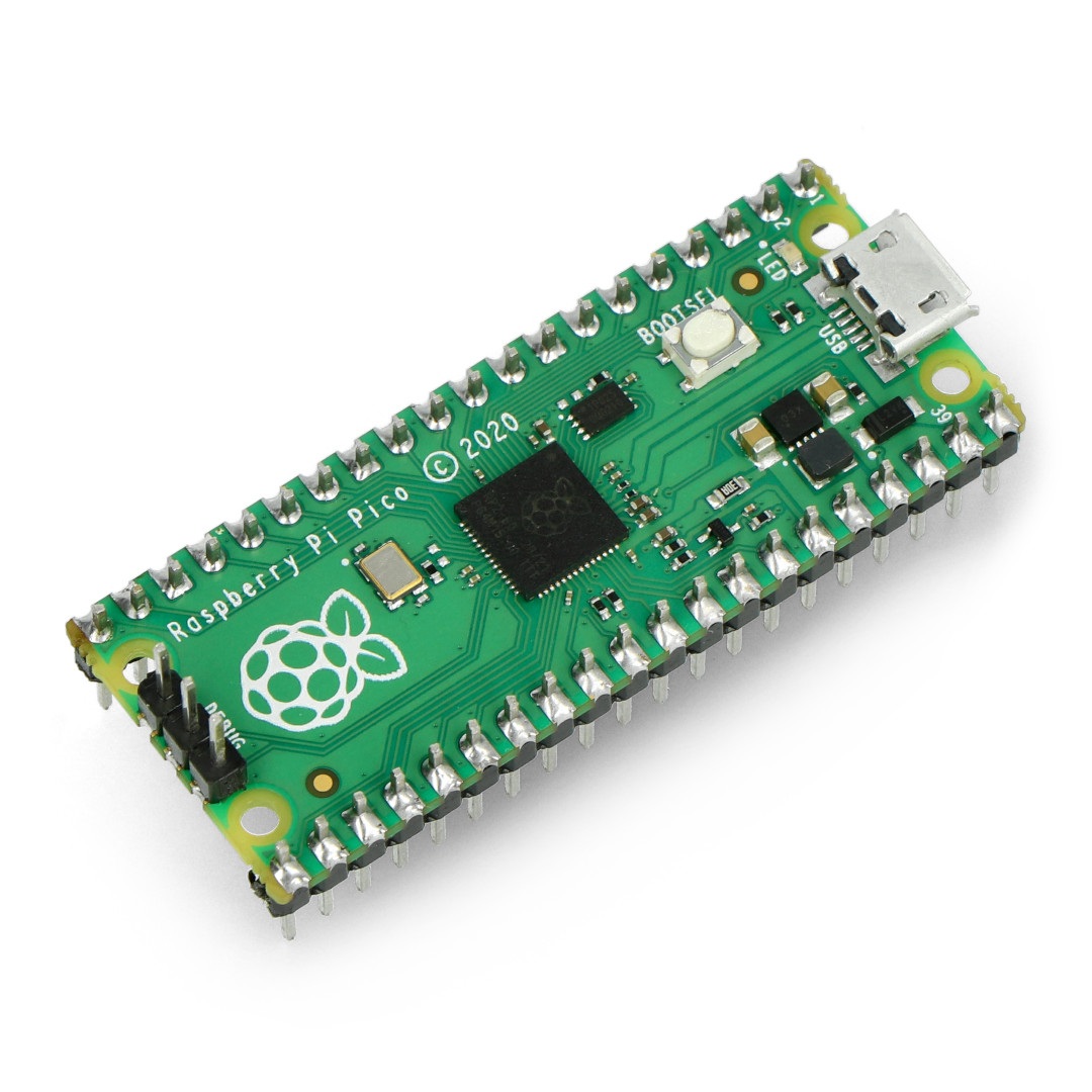Raspberry Pi Pico ze złaczami