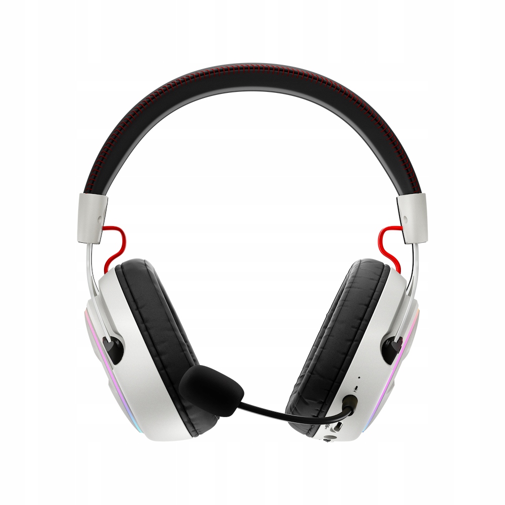 OXS Słuchawki Dual Mode: Wireless & BT + Wired Storm G2 pearl white – Doskonałe do gier i muzyki