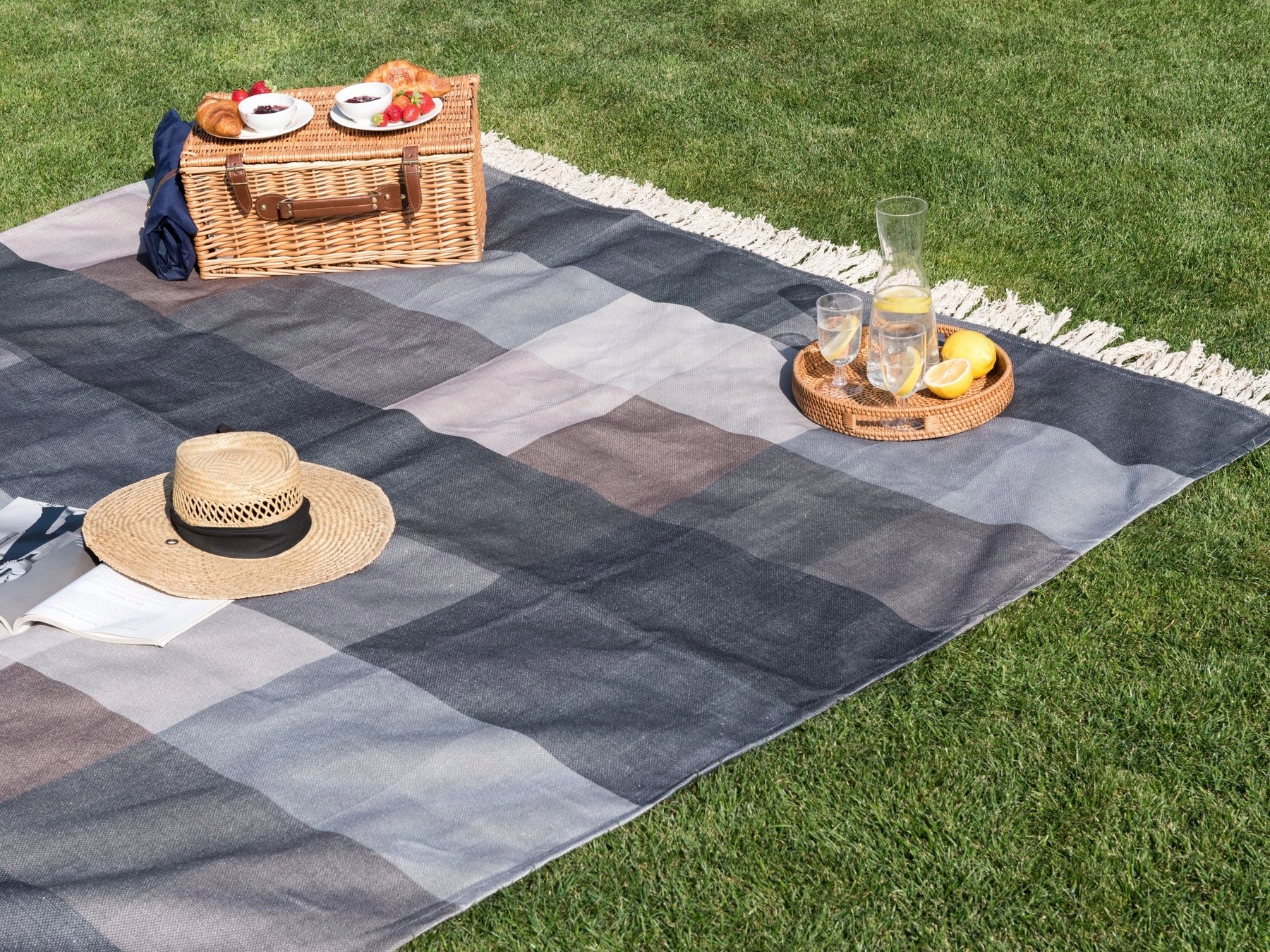 Koc piknikowy LUNDA 200 x 200 cm – Idealny towarzysz na każdą okazję