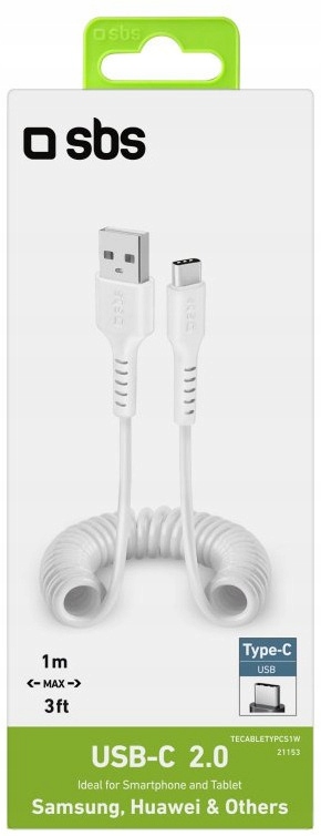 Kabel SBS USB Type C 1m - Idealny do ładowania i przesyłania danych