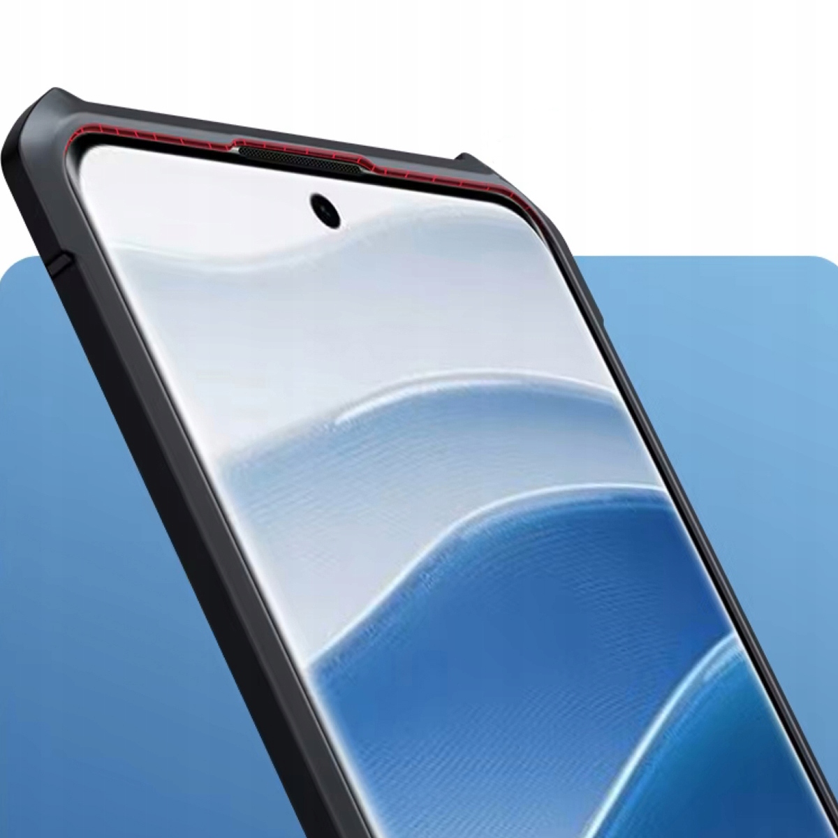 Podniesione krawędzie dla dodatkowej ochrony aparatu i ekranu