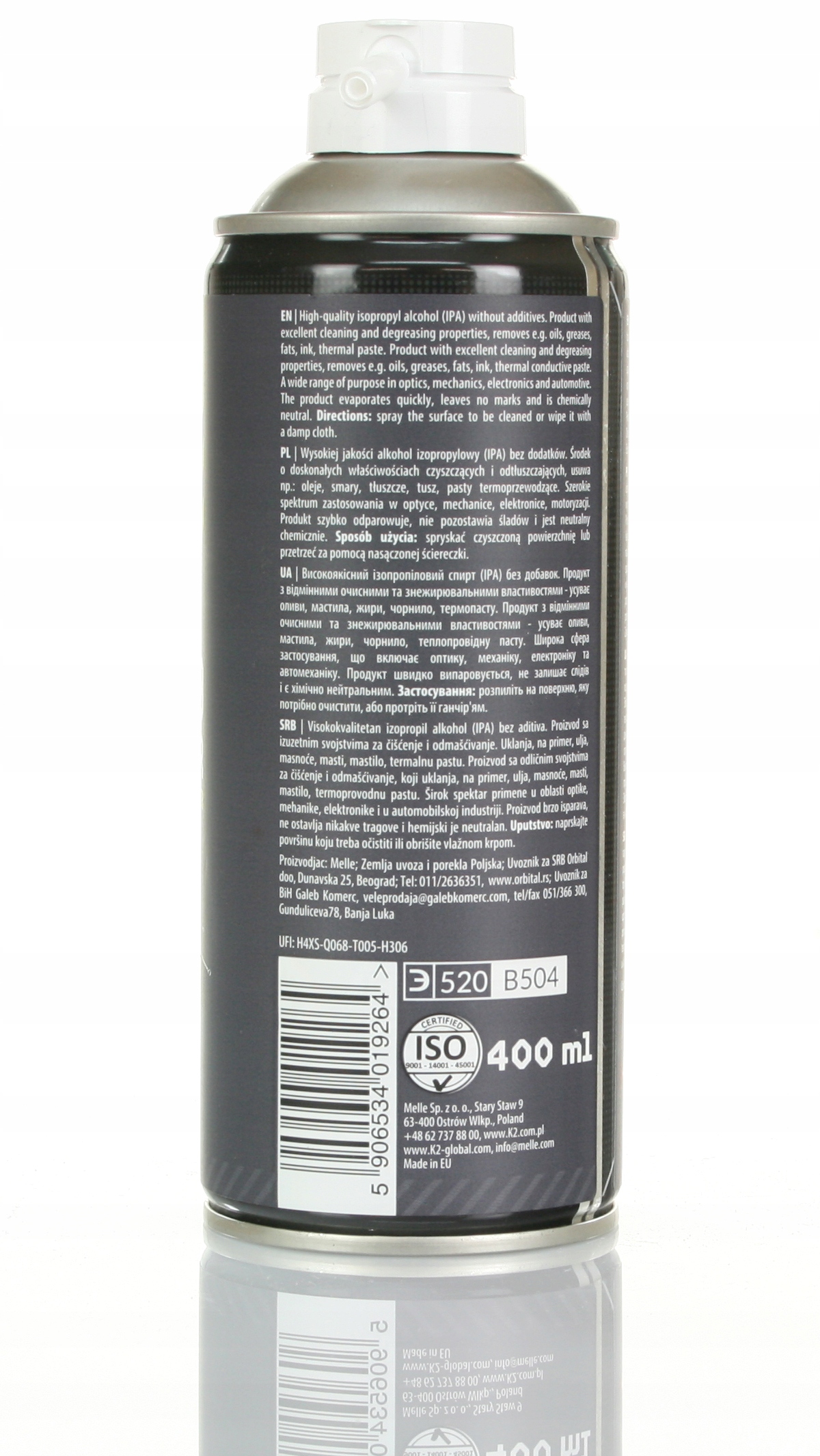 Wygodna forma sprayu z precyzyjnym aplikatorem