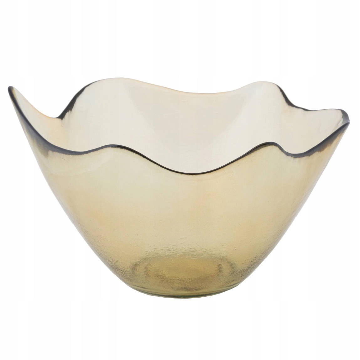 Ferretti Ozdobna misa ze szkła z recyklingu, Ø 30 cm – Elegancja i ekologia w jednym