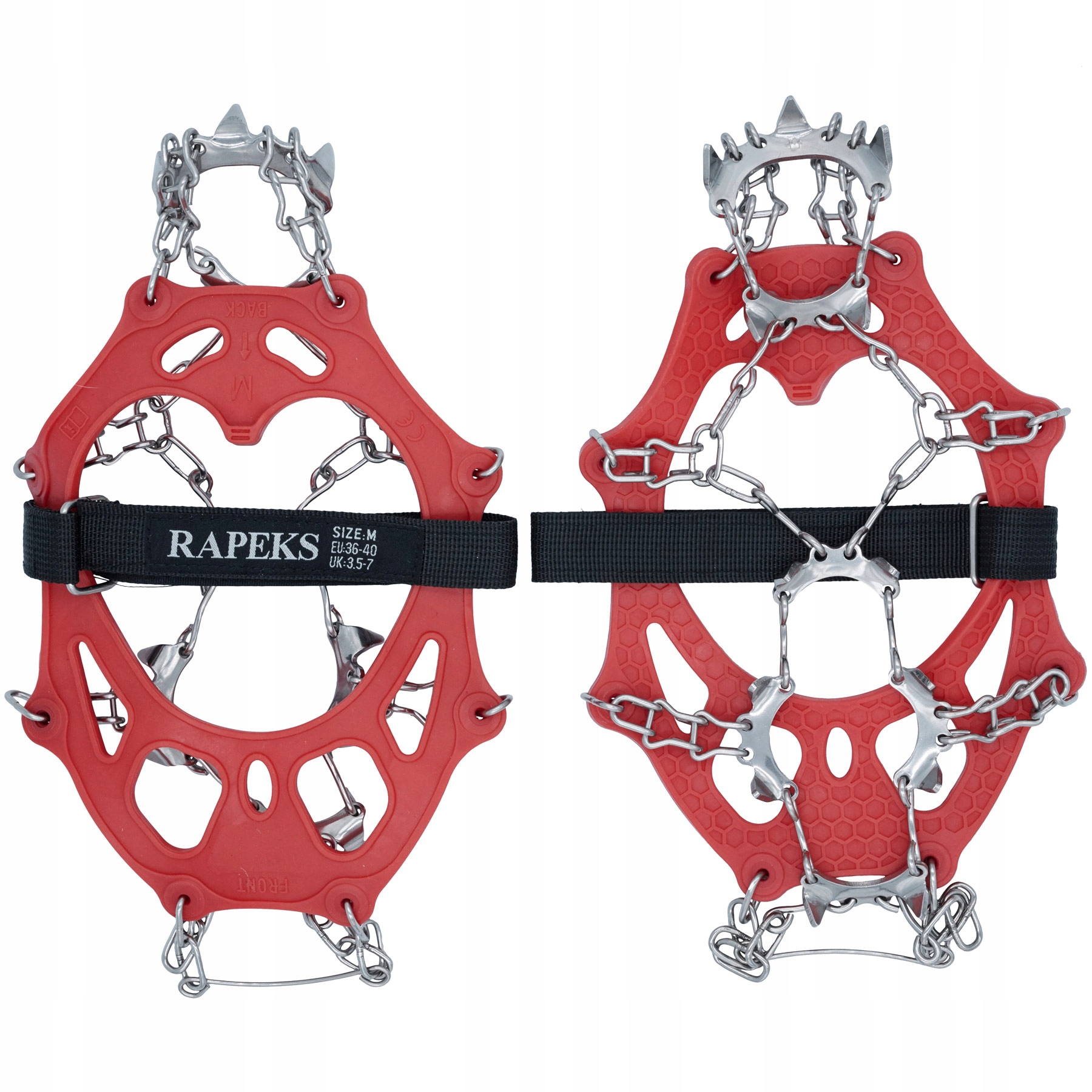 Szybki i łatwy system zakładania raczków