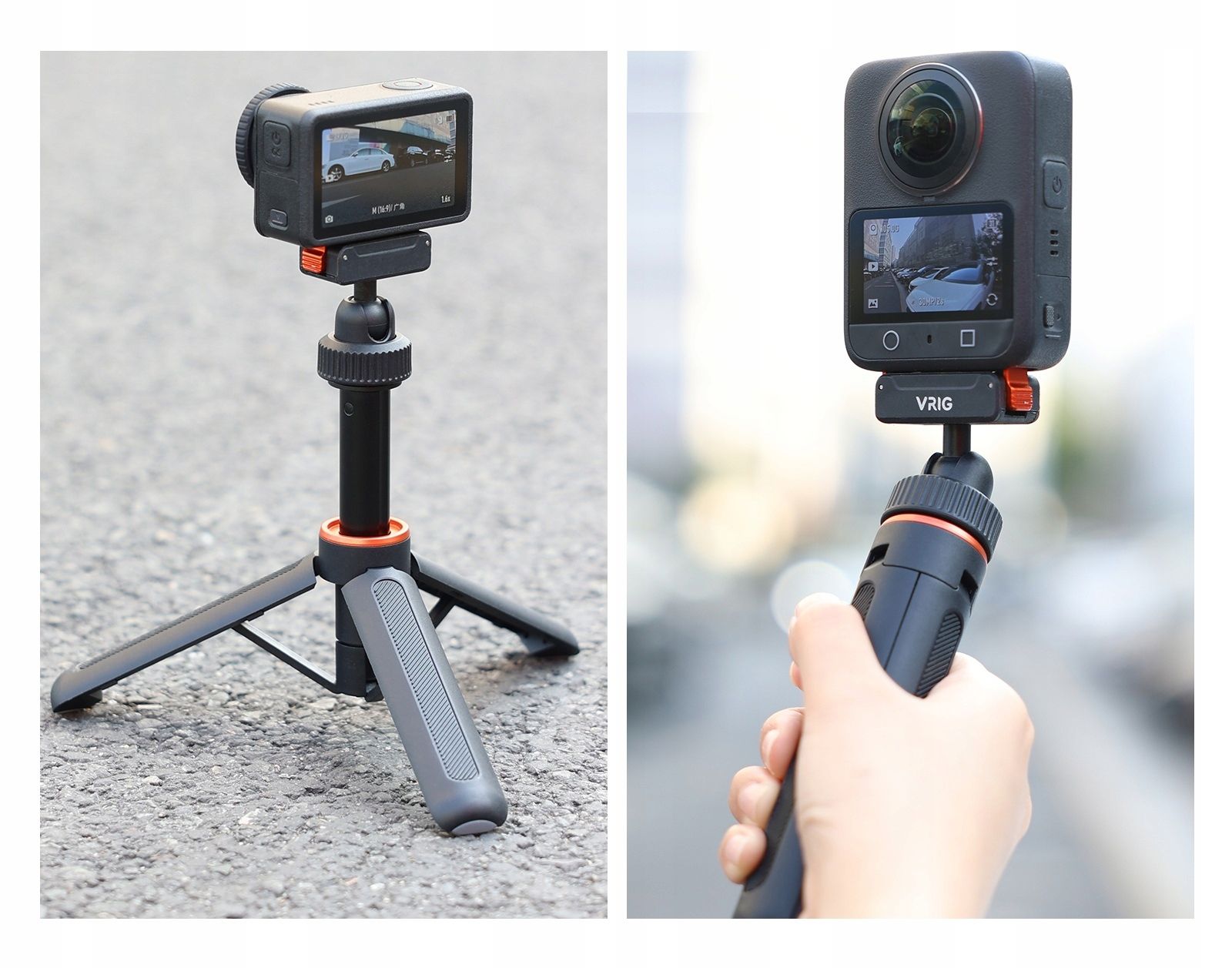 Wszechstronność 3w1: statyw, selfie stick i grip