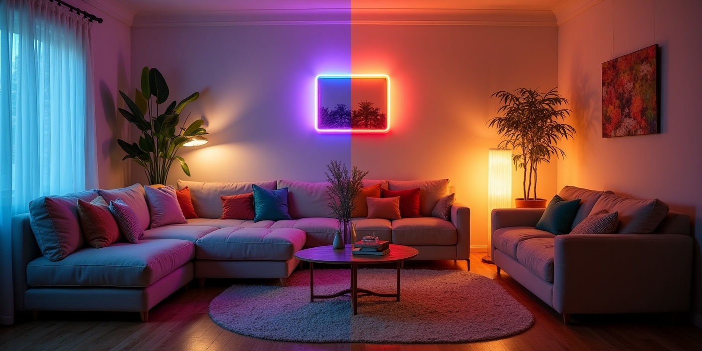 PSMART Taśma LED COB 24V RGB+CCT 3500-6500K 12mm IP65 840led/m 5m – Oświetlenie, które zmienia przestrzeń