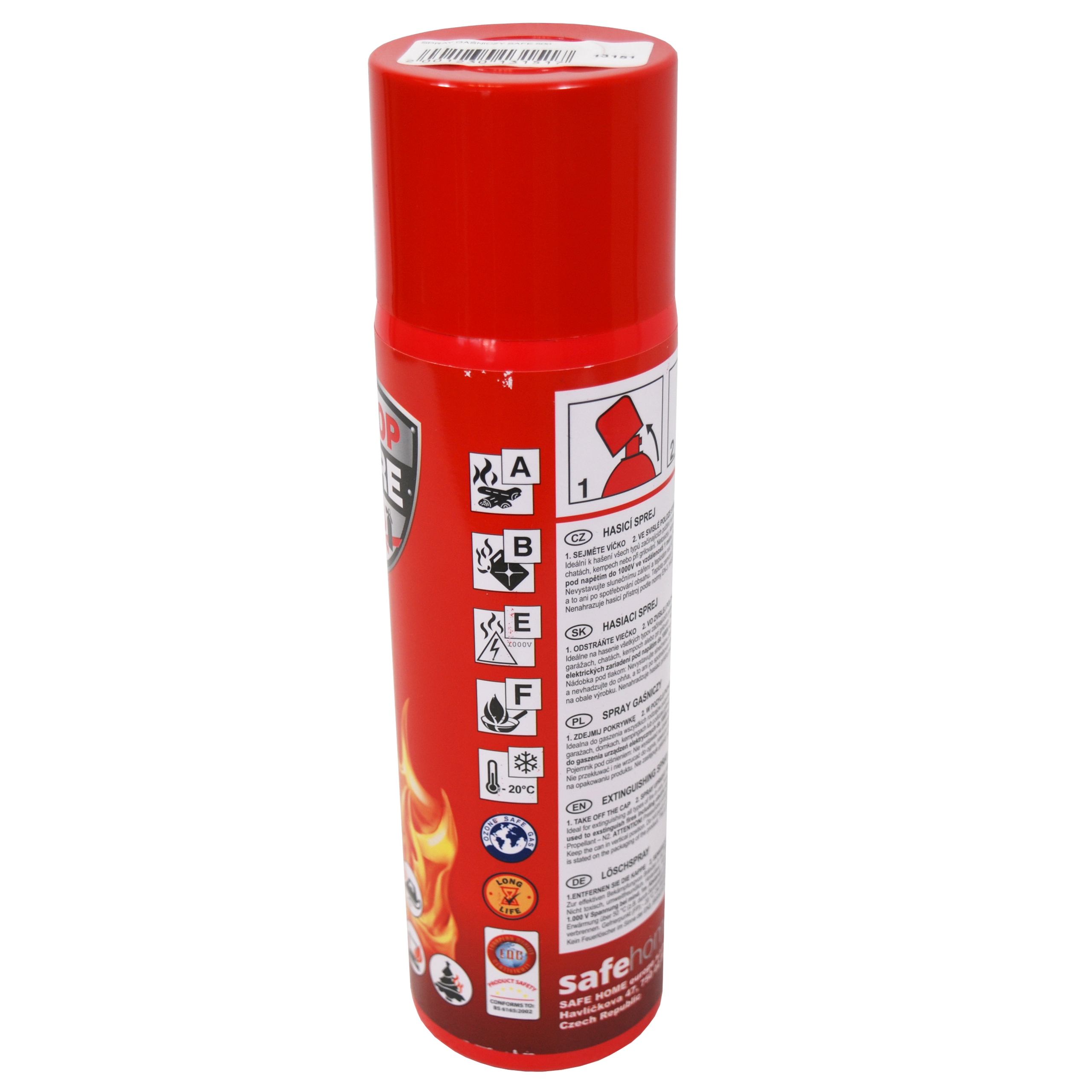 Uniwersalne zastosowanie w gaszeniu pożarów typu A, B, E i F