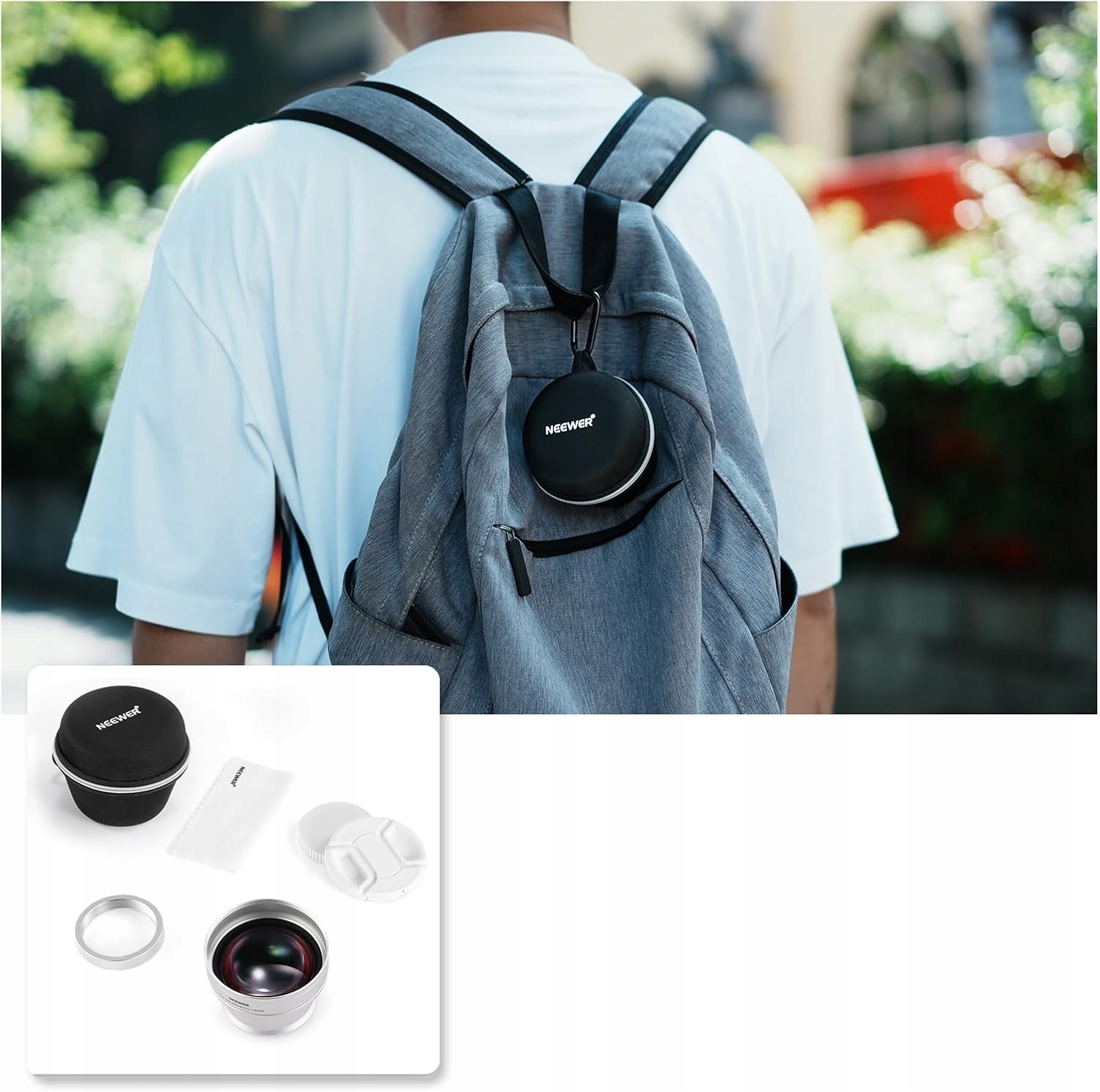 Lekka i kompaktowa konstrukcja – Idealny towarzysz w każdej sesji zdjęciowej