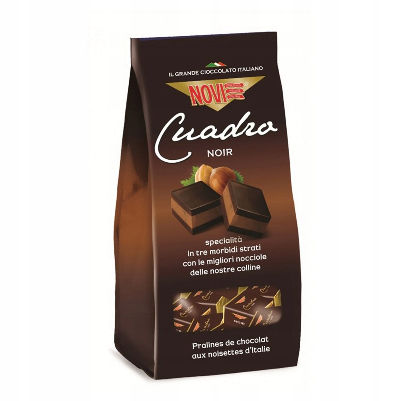 Praliny z kremem Cuadro Noir 150g - Novi – Wyjątkowy smak włoskiej czekolady