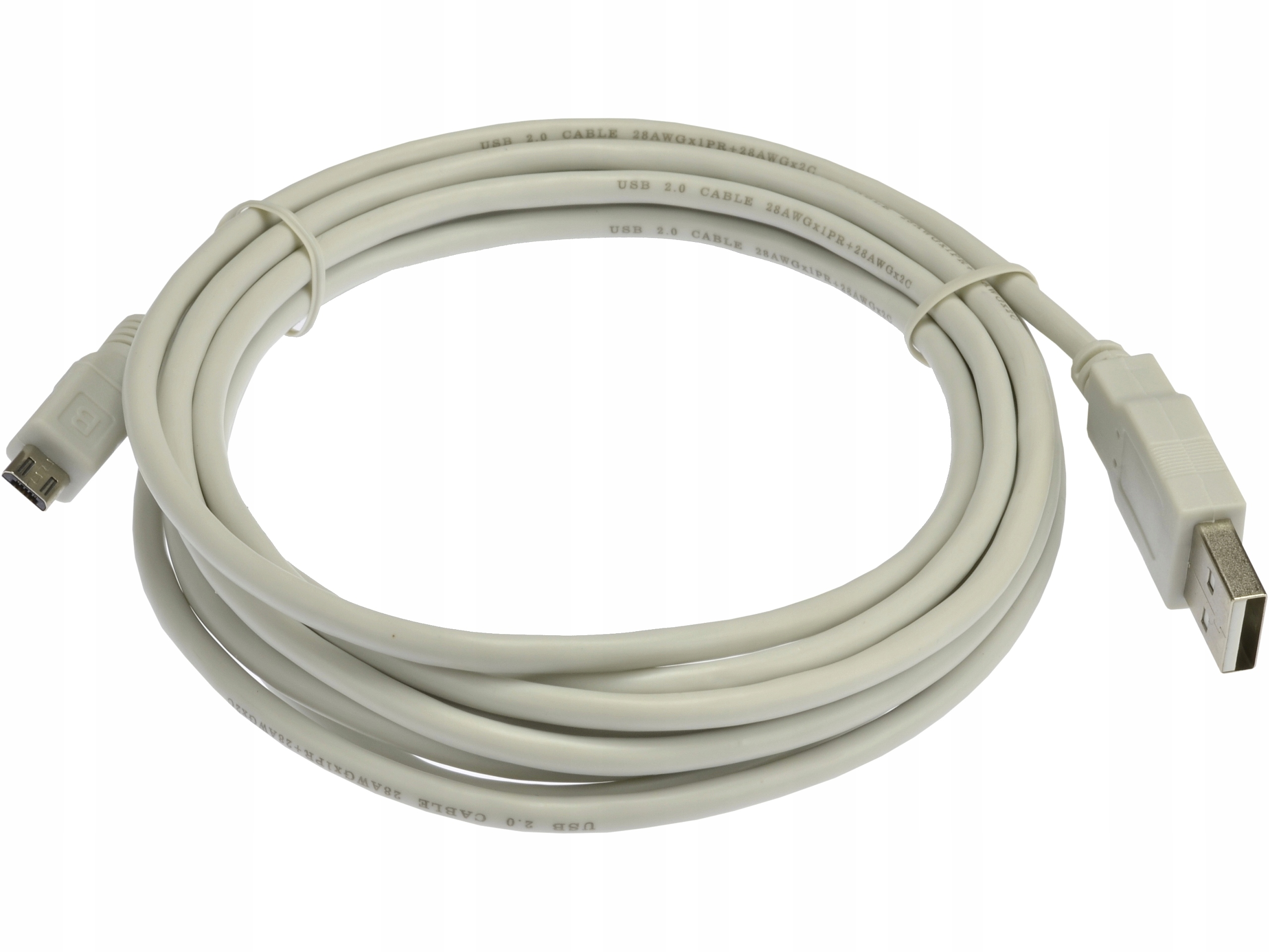 Kabel USB Secomp 2.0, USB Typ A M - Micro USB B M, 3.0m – Idealne połączenie dla Twoich urządzeń