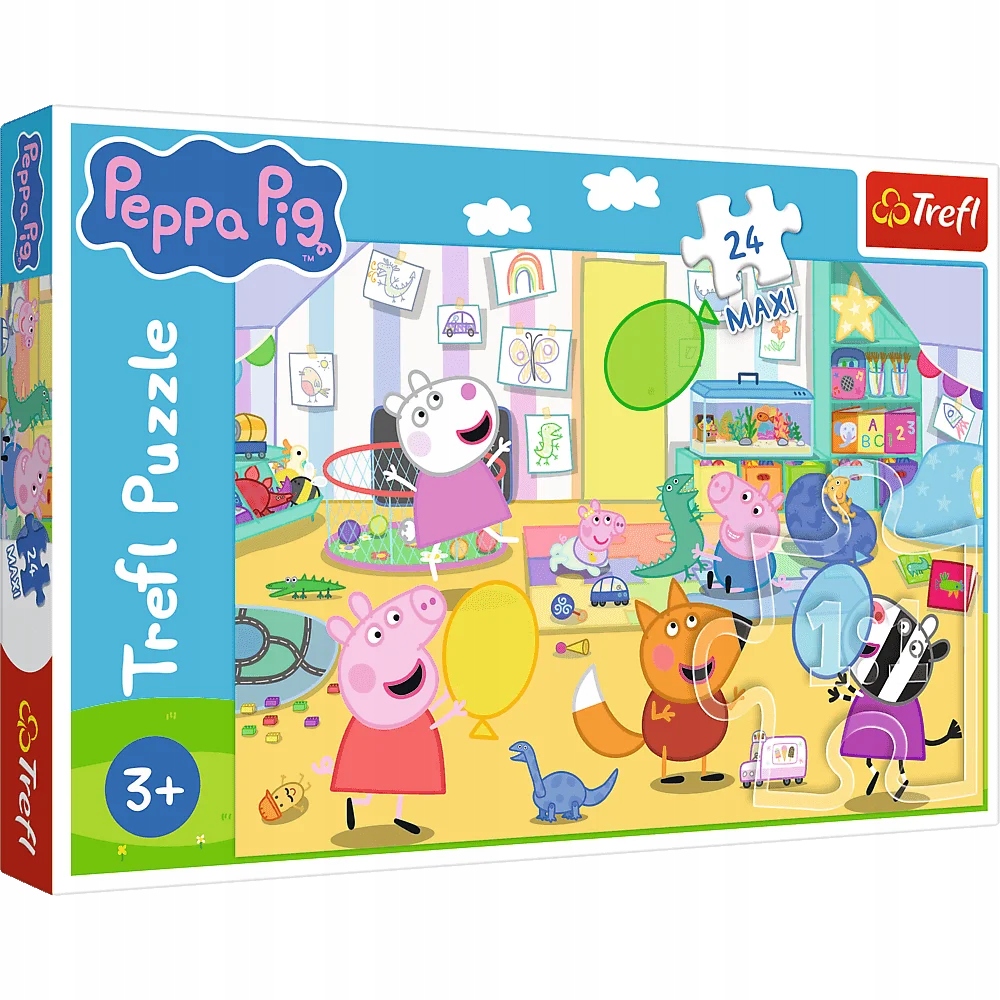 Puzzle 24 Maxi Piękna Peppa – Idealna zabawa dla najmłodszych
