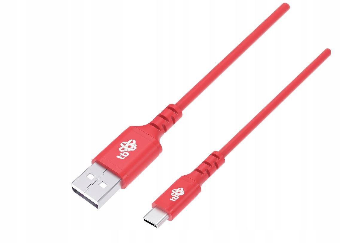 Kabel USB-A - USB-C 1 m Czerwony – Wydajność i styl w jednym