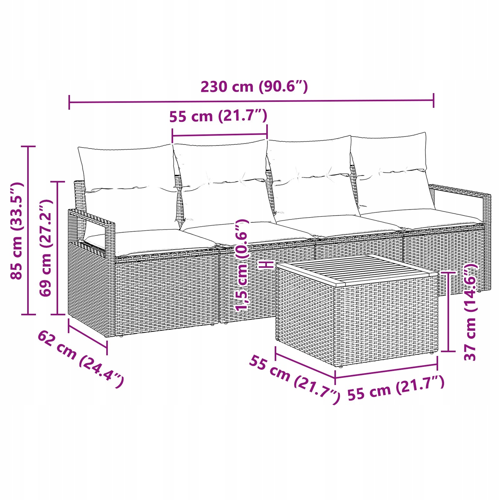 Wygodne poduszki z zamkami błyskawicznymi