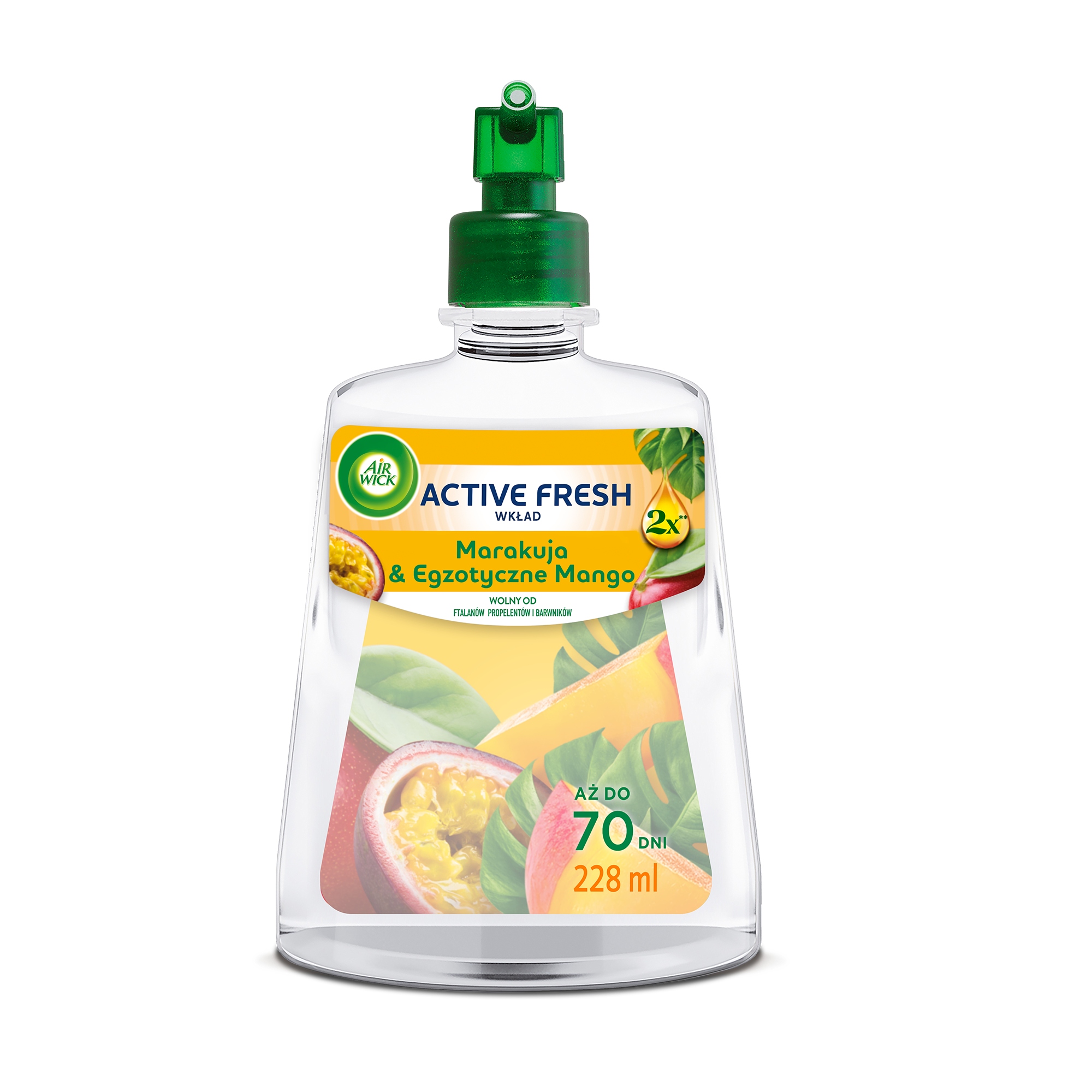Intensywny zapach marakui i egzotycznego mango