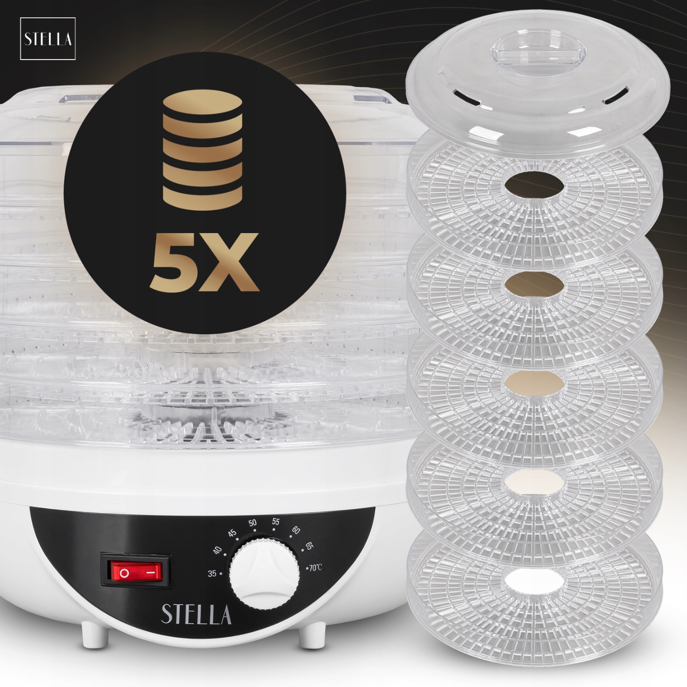 Pięć poziomów suszenia – Więcej możliwości w jednym urządzeniu