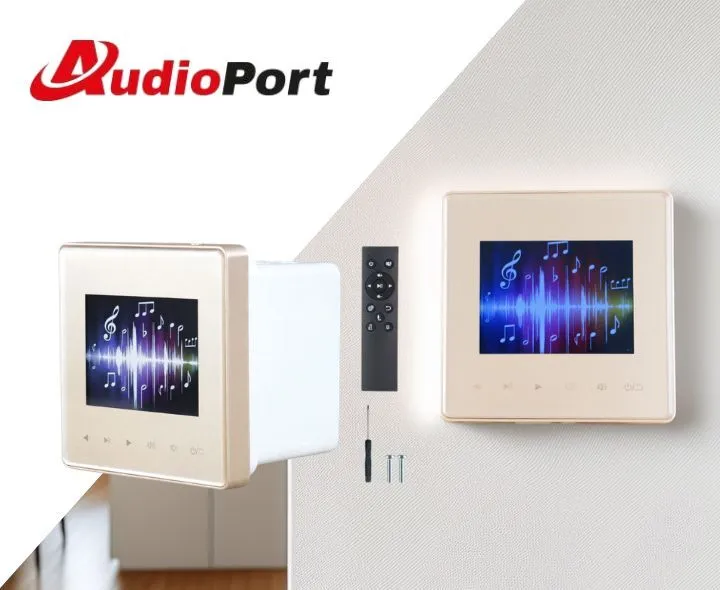 Panel Smart Audio AKI3 złoty Audioport – Nowoczesne rozwiązanie audio do Twojego wnętrza
