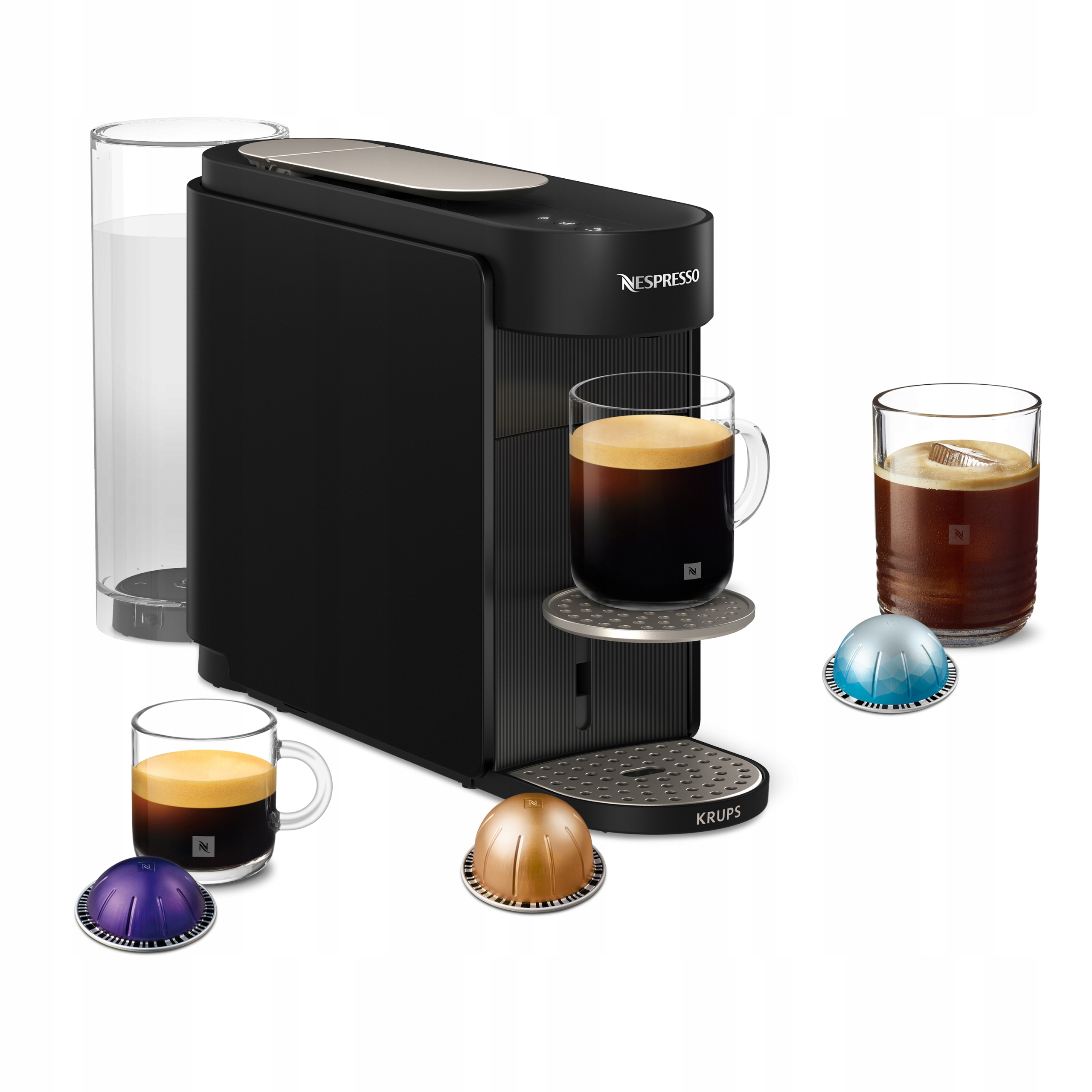 Nespresso XN 9408 Vertuo Up czarny – Doskonała kawa w zasięgu ręki