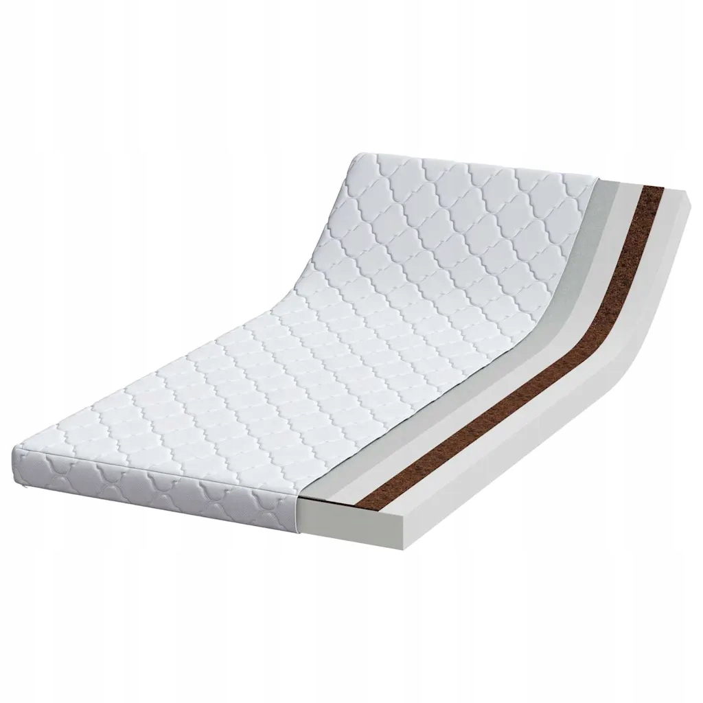 Biały 200 x 90 cm Pianka Lumarko – Komfortowy materac do Twojego domu