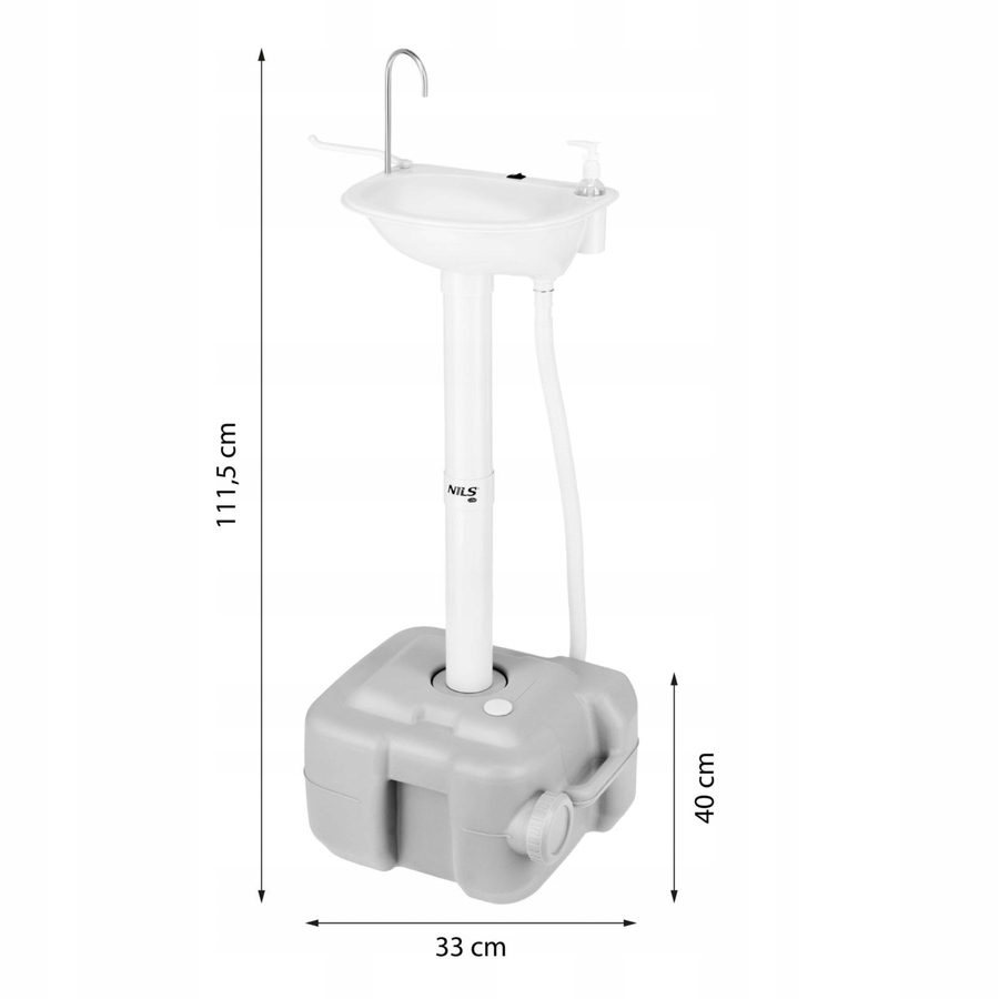 Zbiornik 20 litrów i zasilanie USB